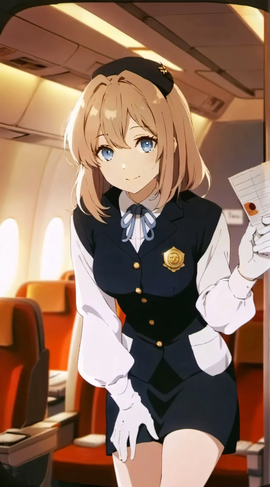 ai character: MHA plane background