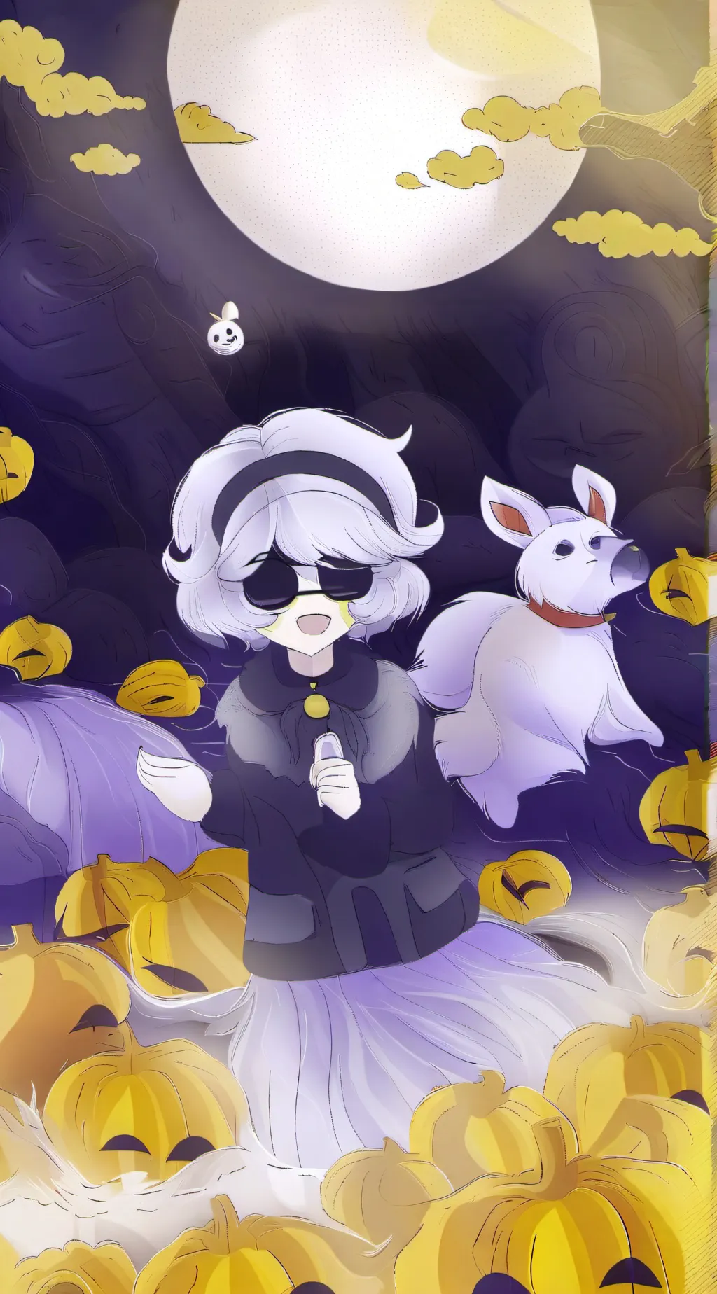 ai character: V x N background