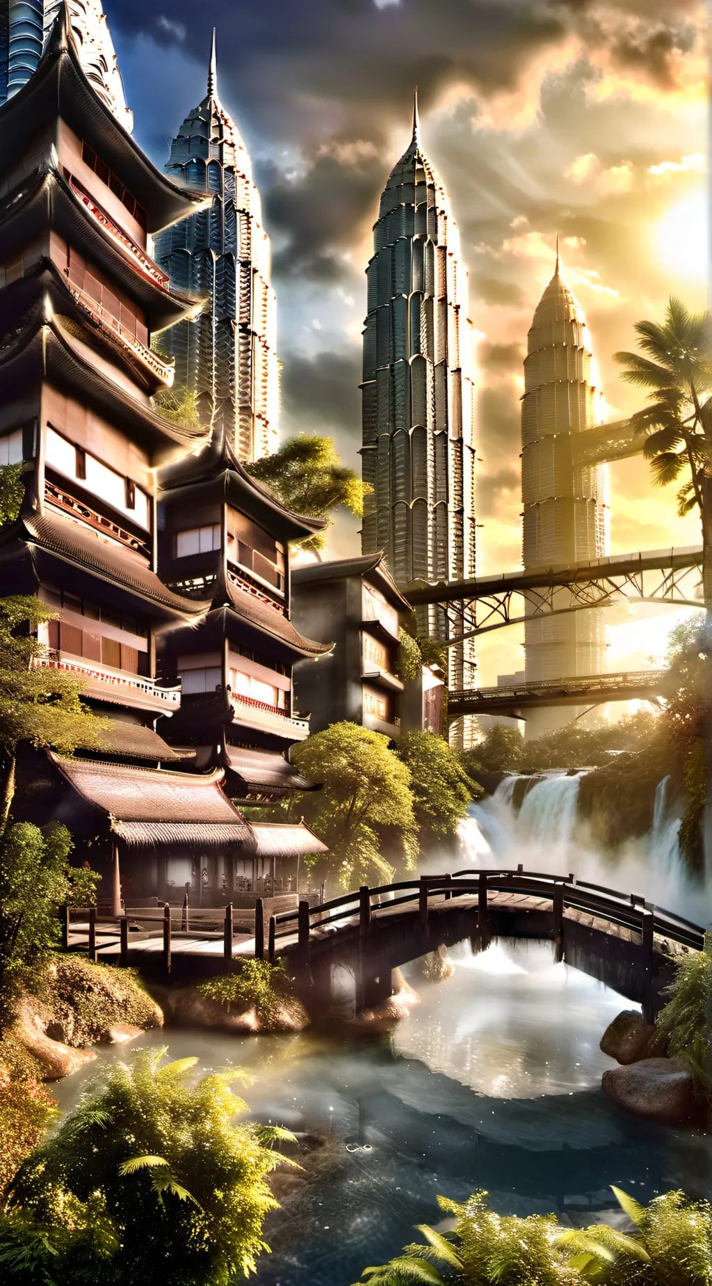 ai character: Fpe trip to 🇲🇾 background