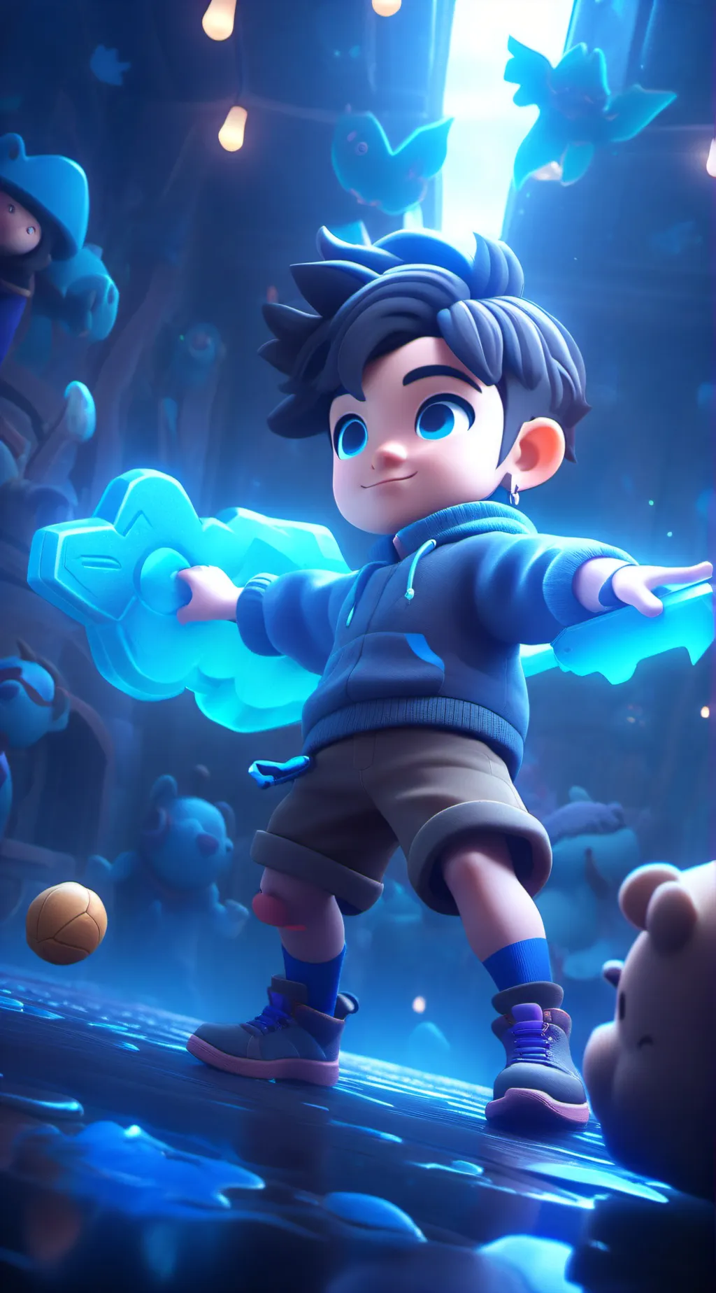 ai character: YouTubeer background