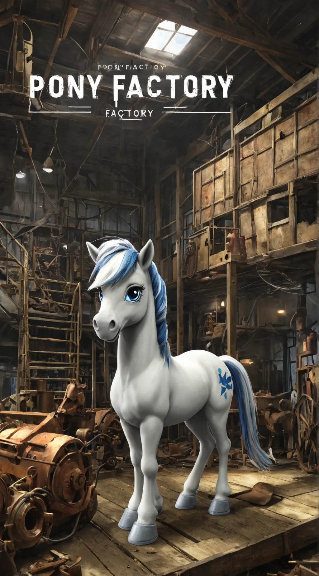 ai character: RUN FROM THE FACTO background