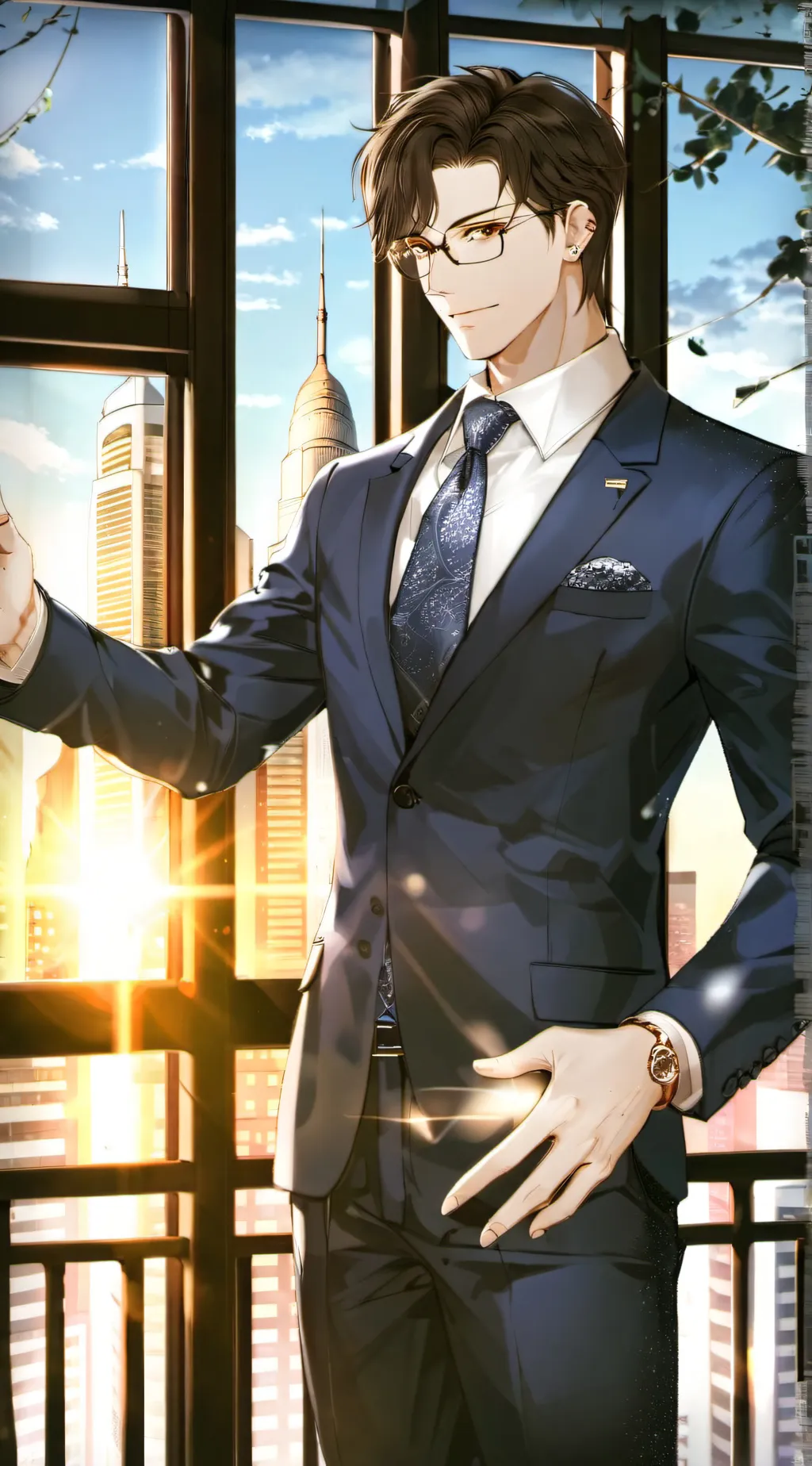 ai character: ♧Asher♧ background