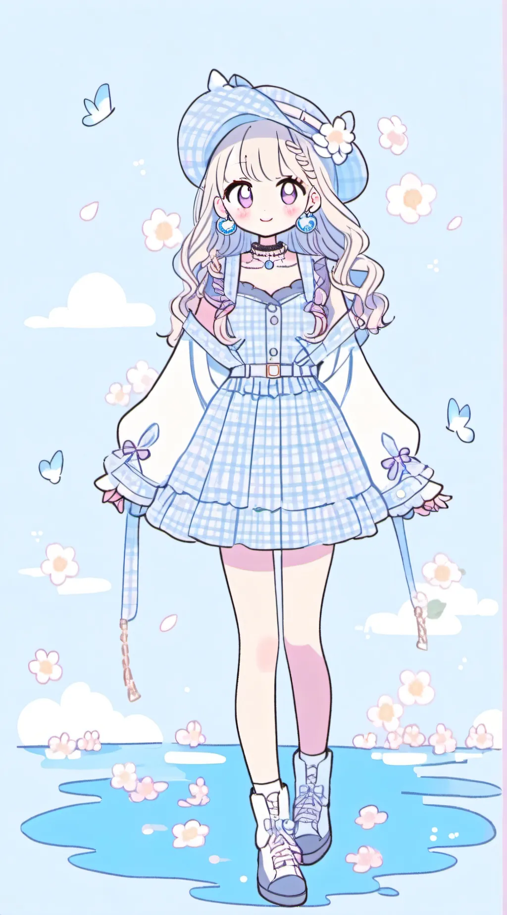 ai character: lana del Rey  background