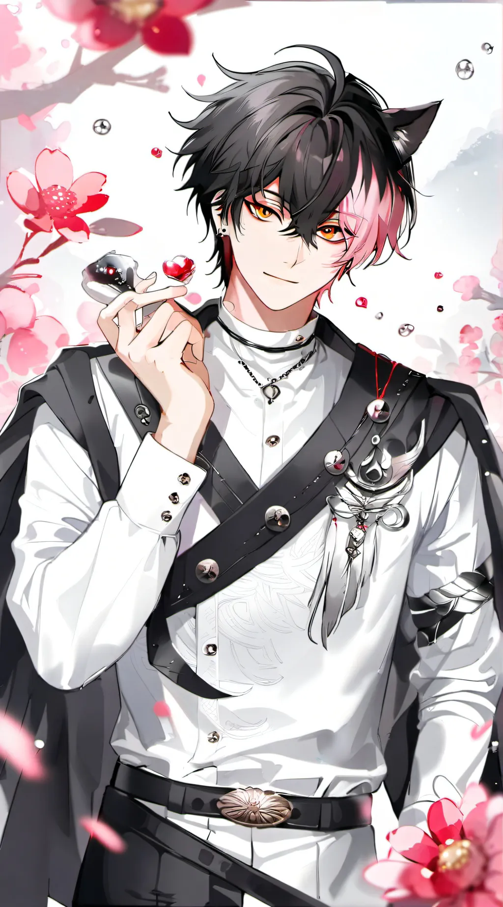 ai character: Shoto ᓚᘏᗢ background