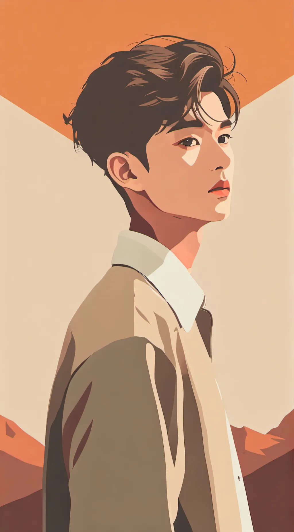 ai character: Boy background