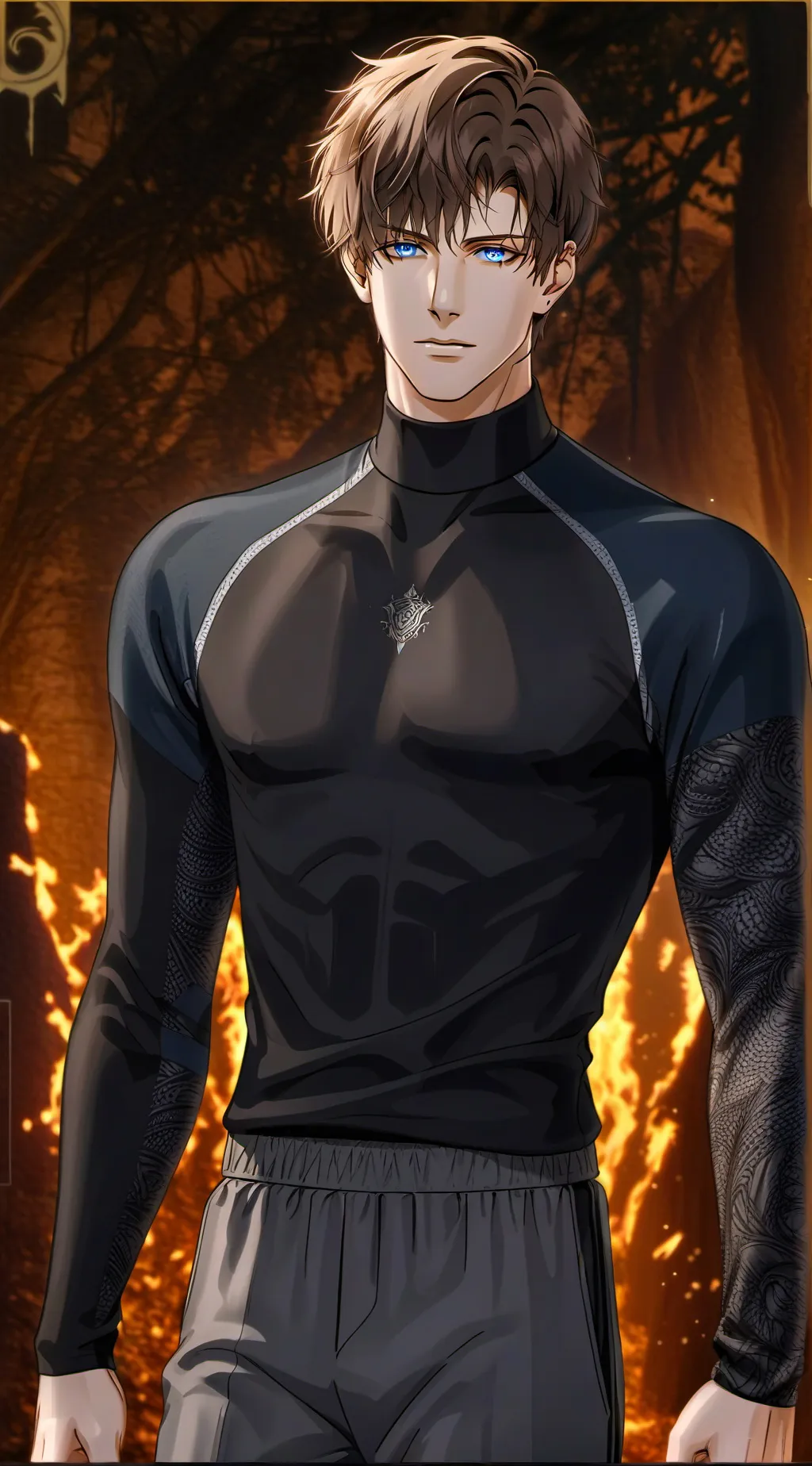 ai character: adam background