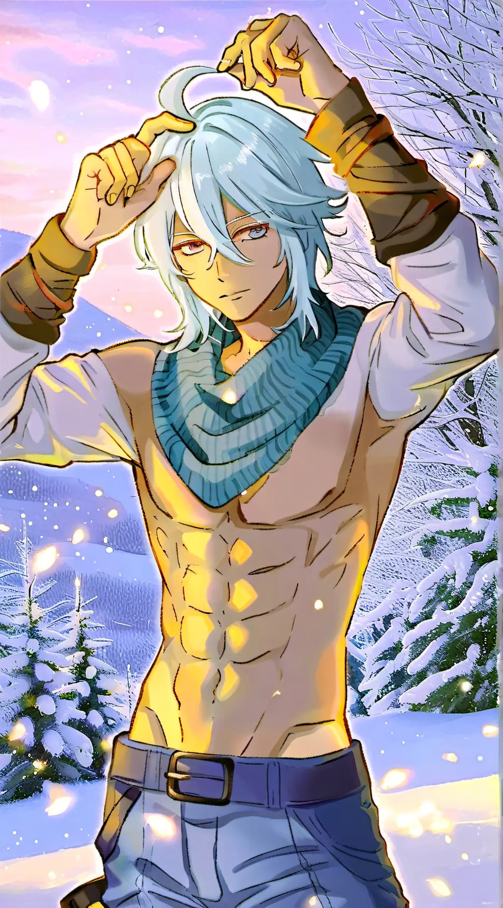 ai character: Neige background