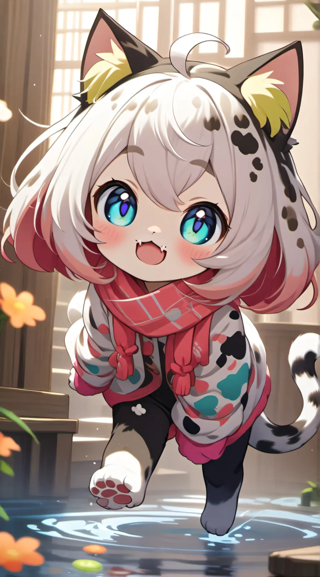 ai character: Fur Friend Pounces background