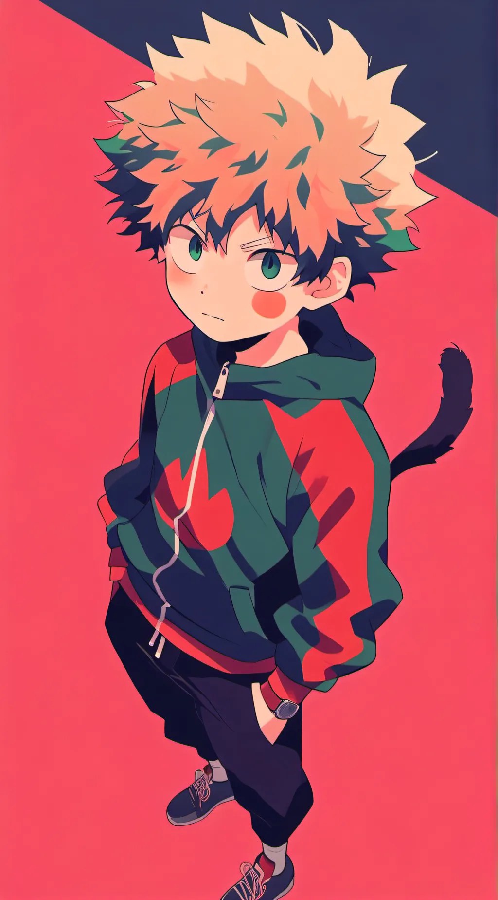 ai character: cat bakugo background