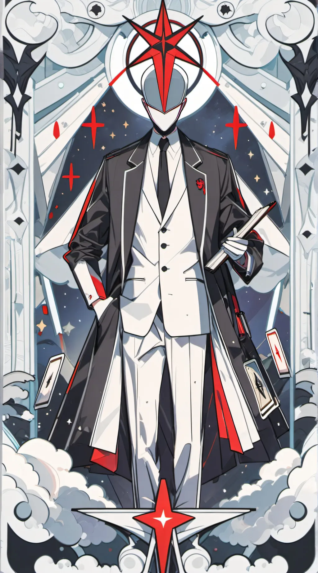 ai character: slender man background