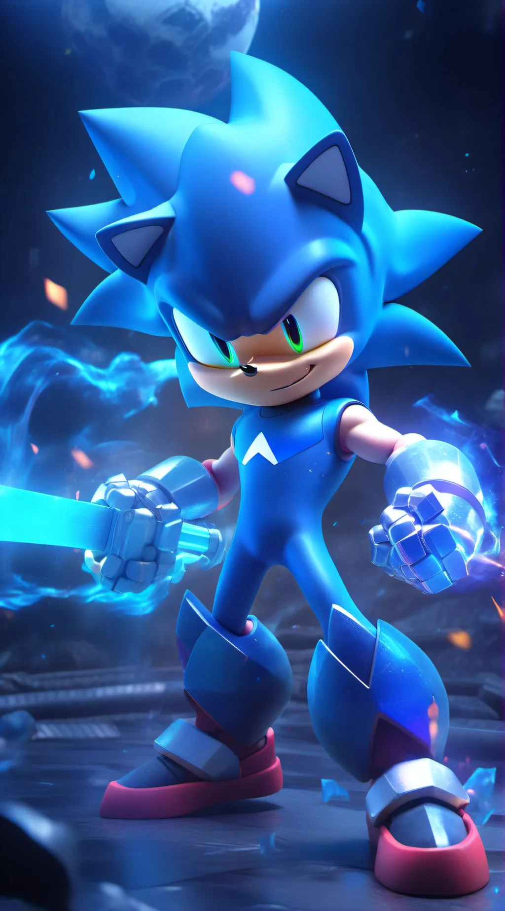ai character: sonic pt 3 background