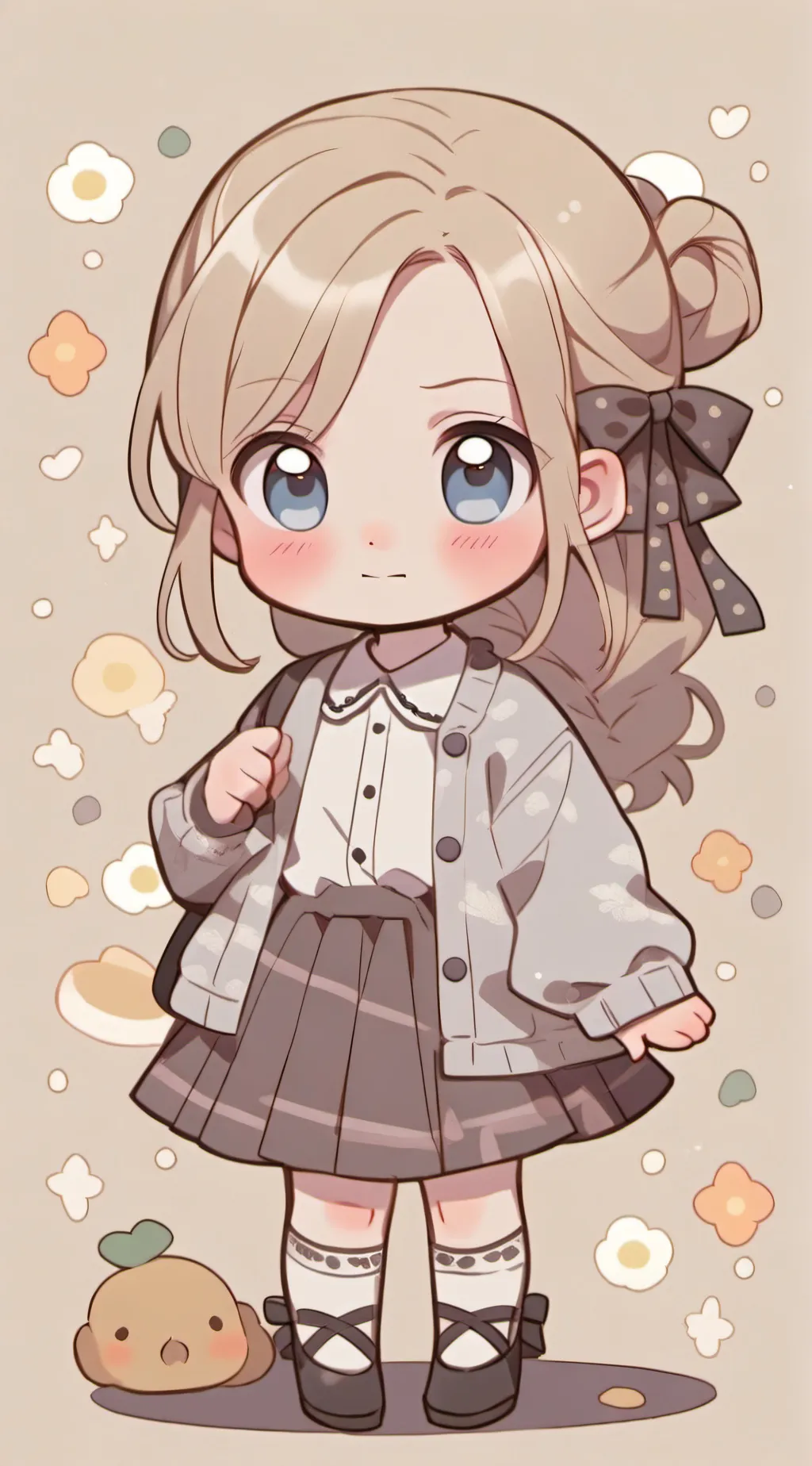 ai character: Lost girl 🤭 background