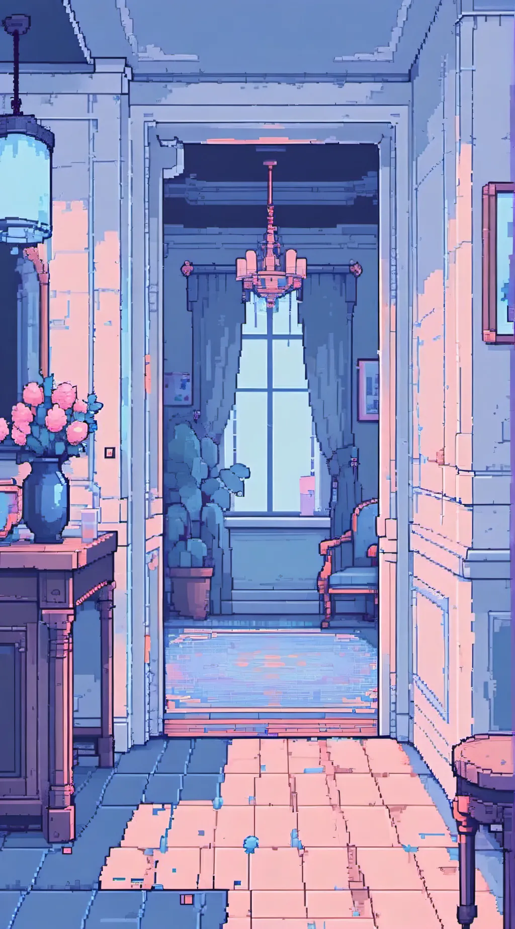 ai character: miss circle cat background