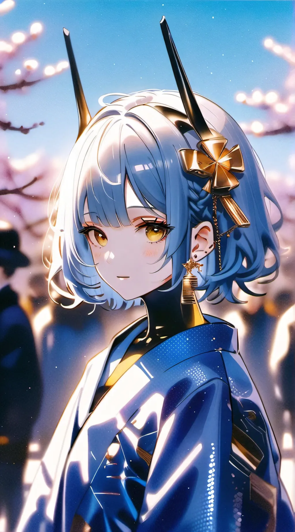 ai character: icy background