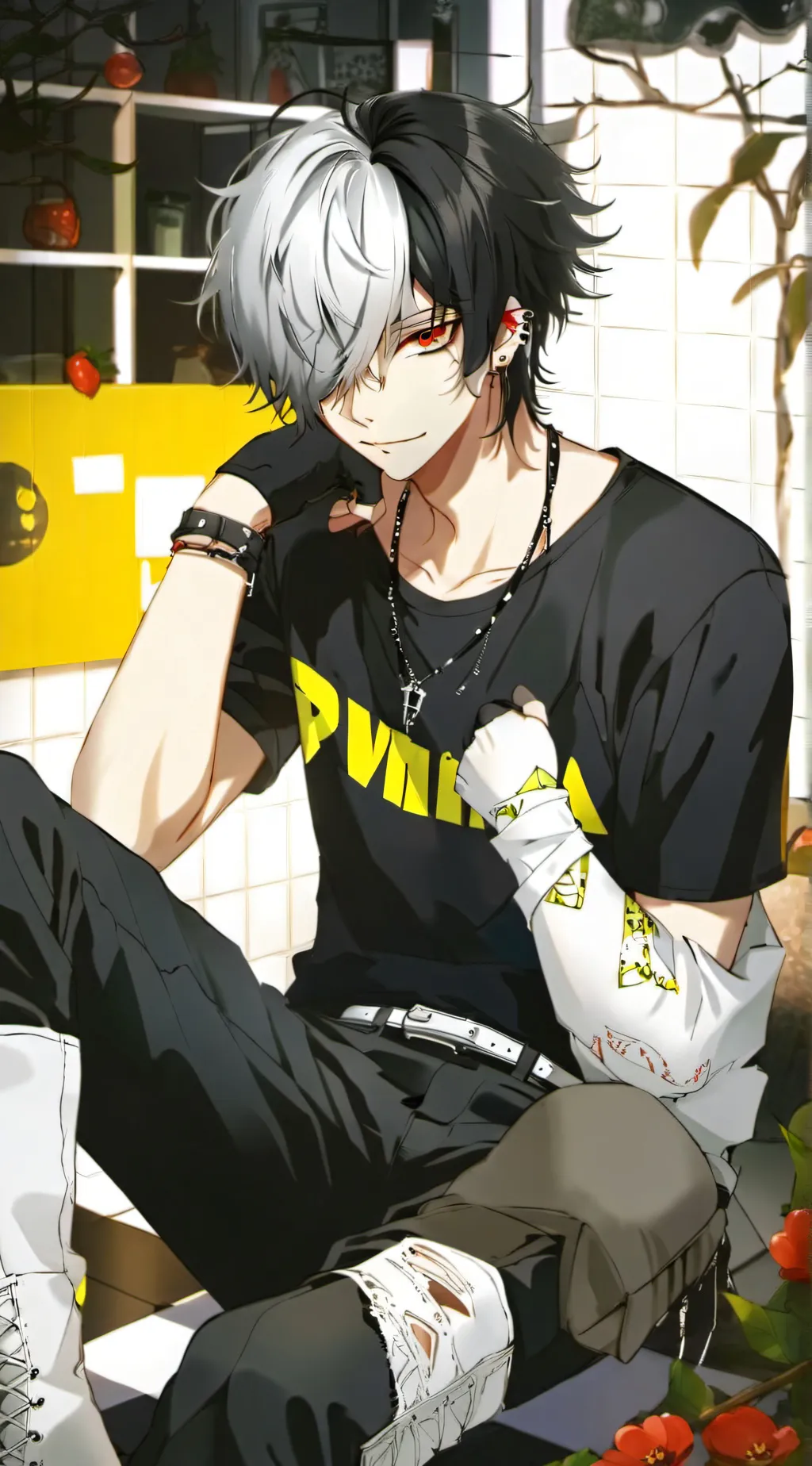 ai character: noah background