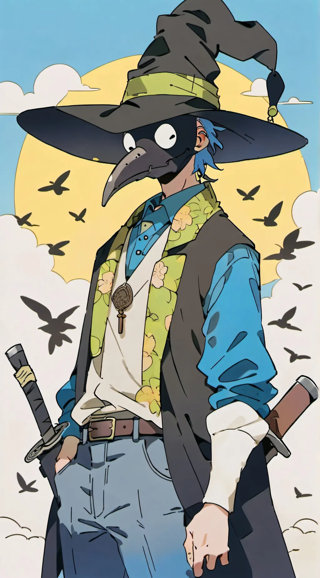 ai character: Barry Alester background