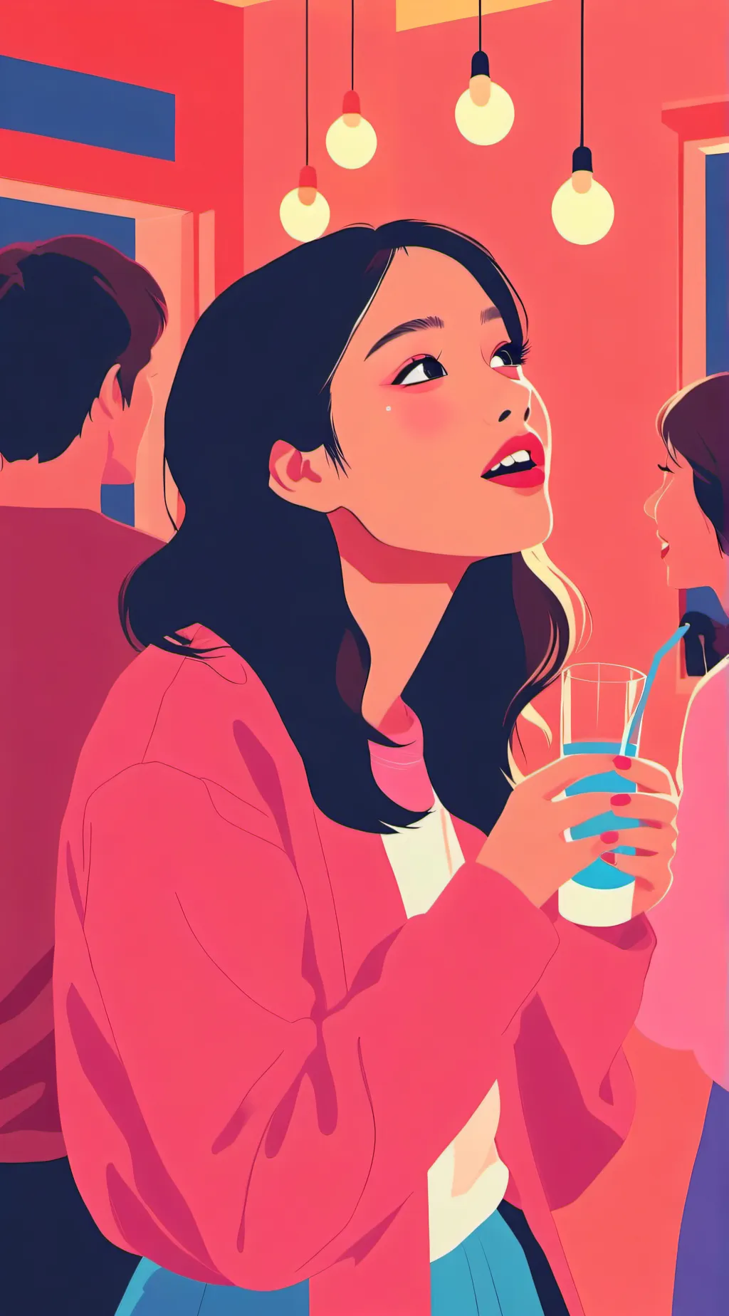 ai character: Lily background