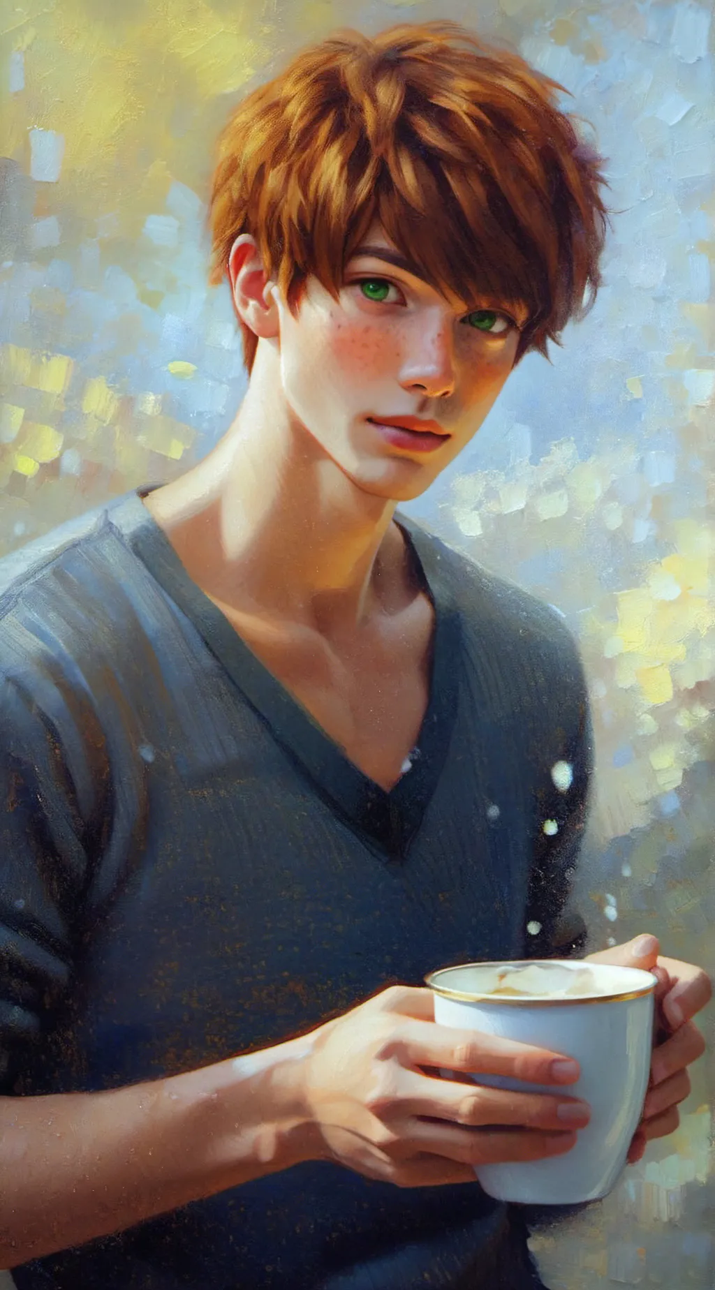 ai character: Comfort Boyfriend background