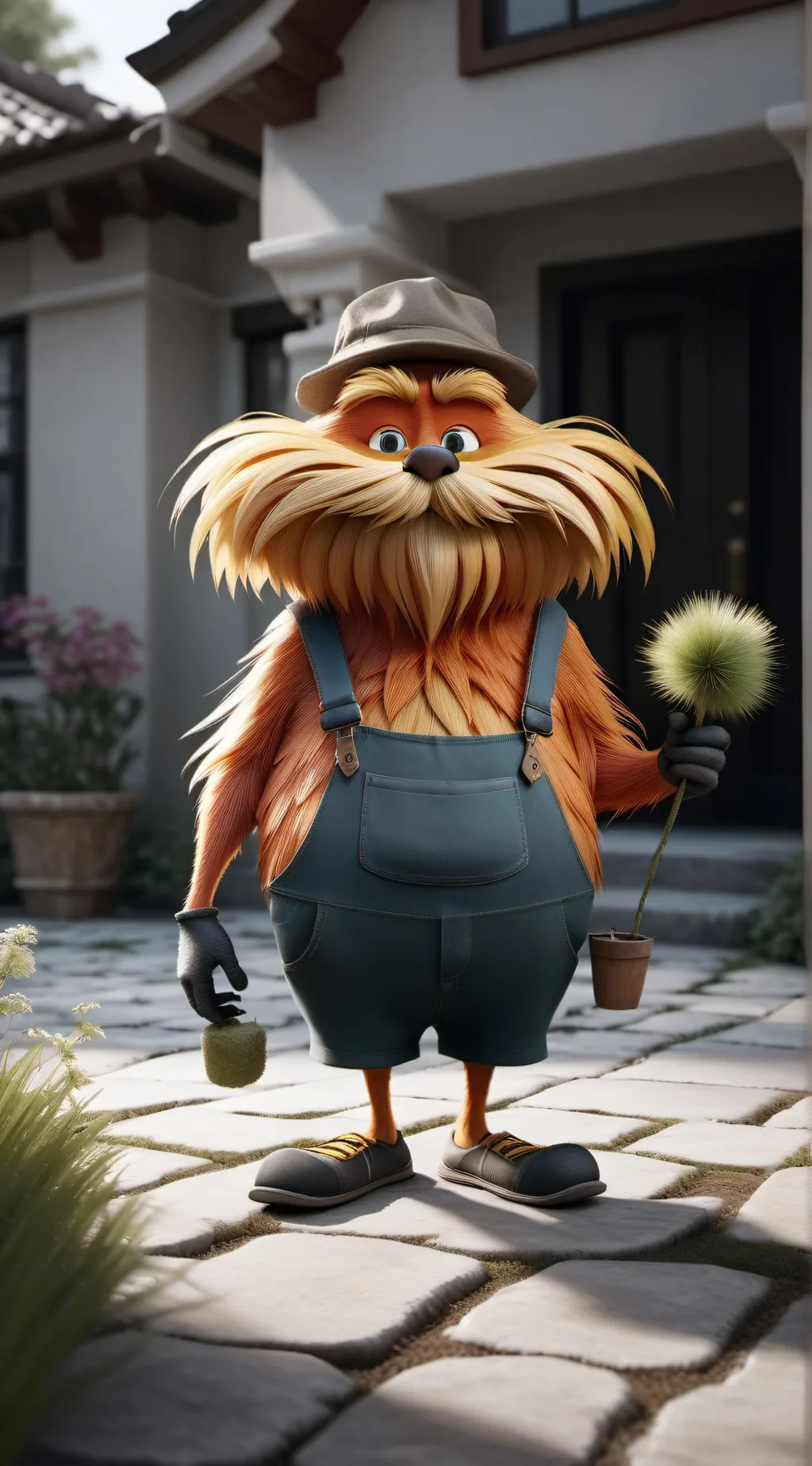 ai character: Lorax background