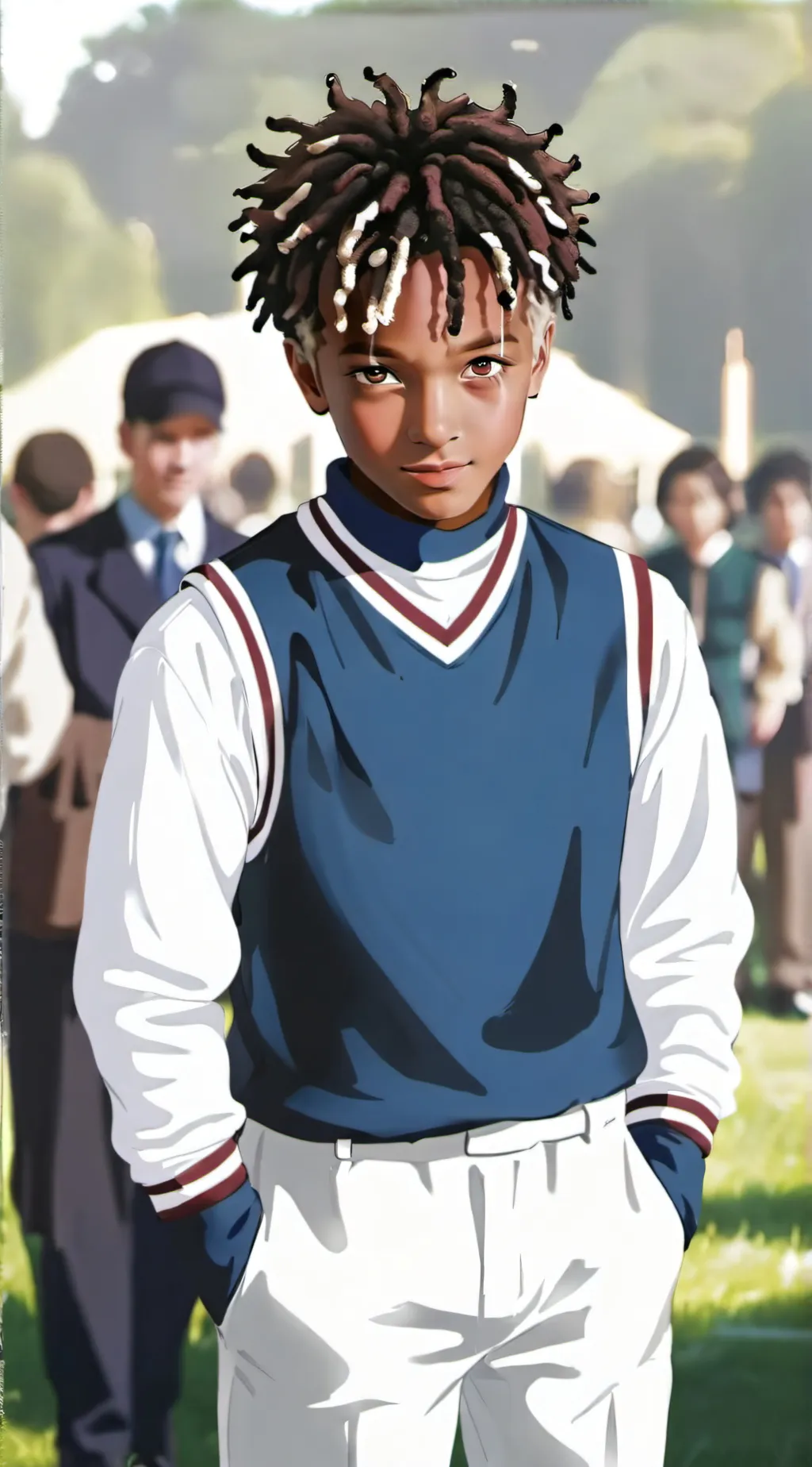 ai character: Jahseh Higgins  background