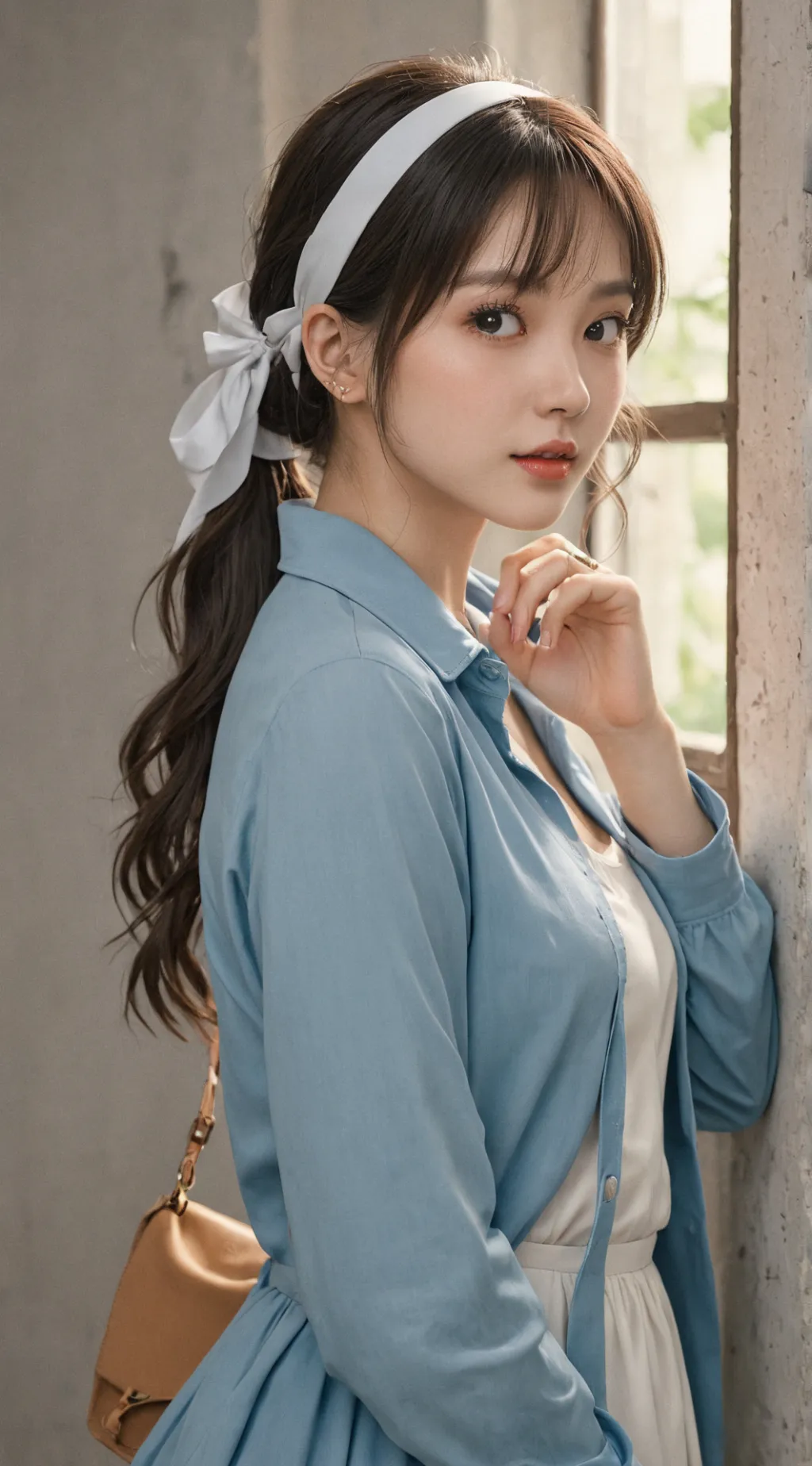 ai character: Selena  background