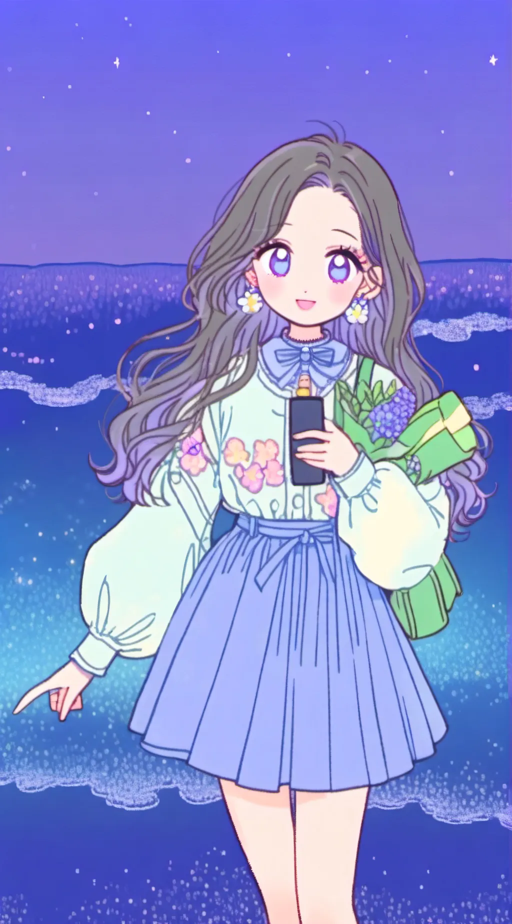 ai character: Bella and kiki background