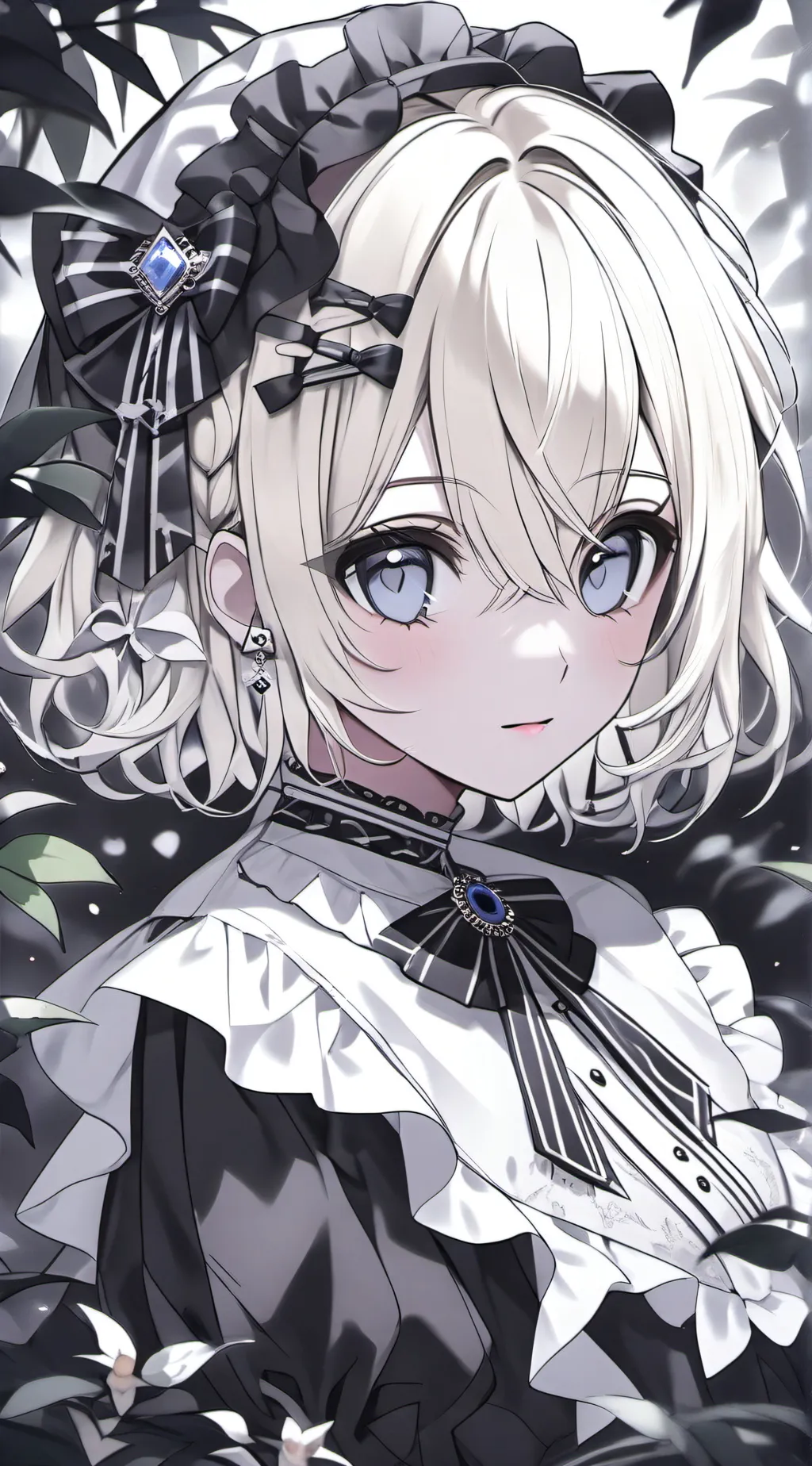 ai character: rose background