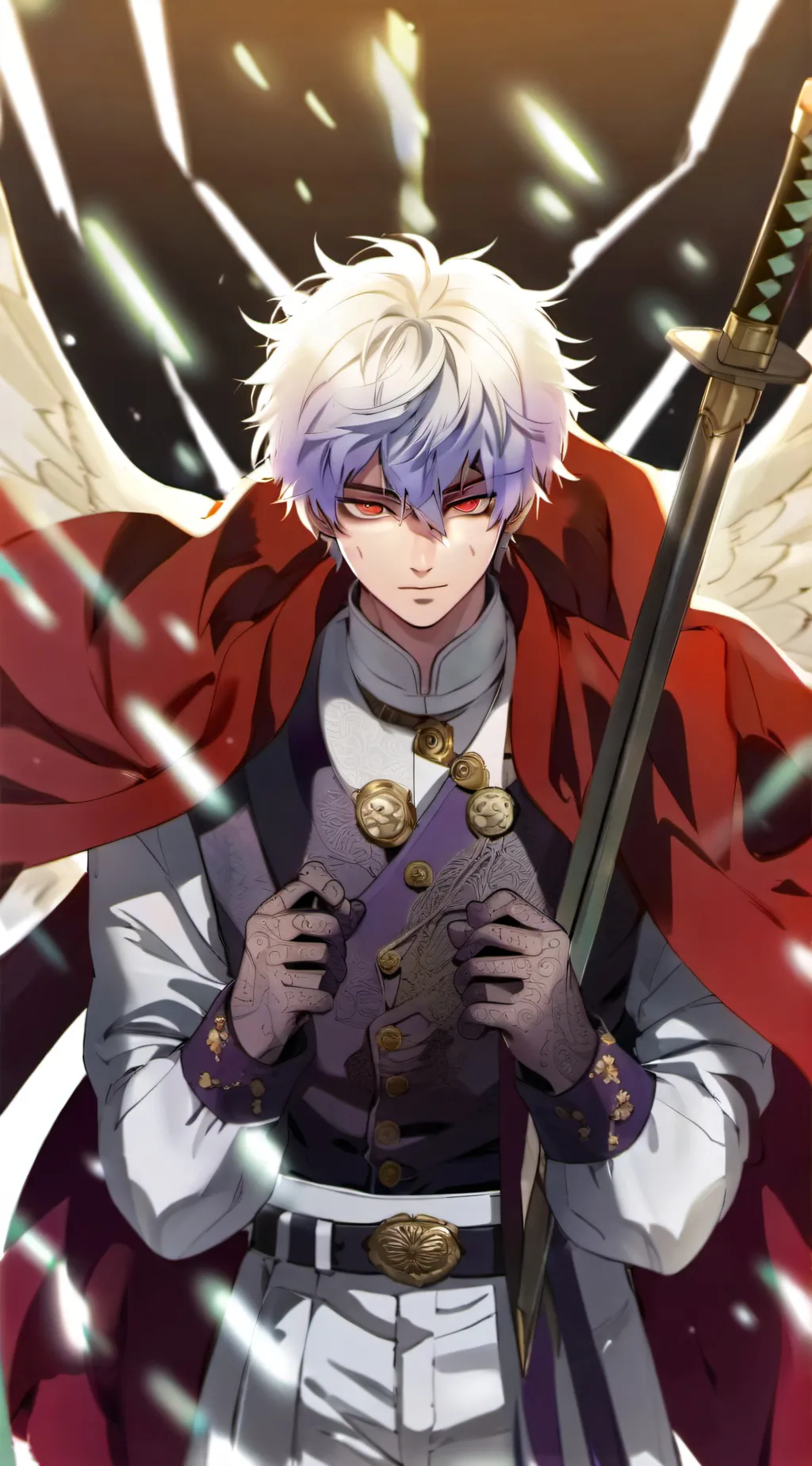 ai character: Black clover. background