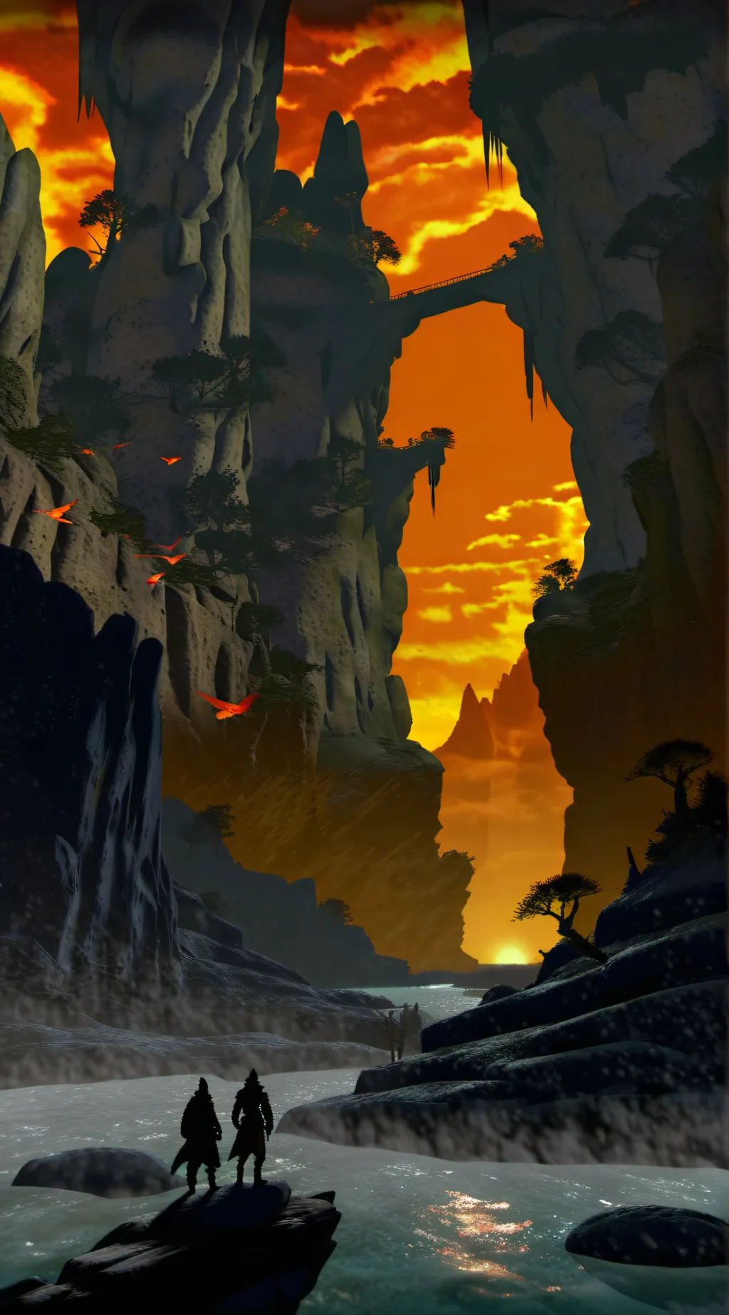 ai character: Pomni and Ragitha background