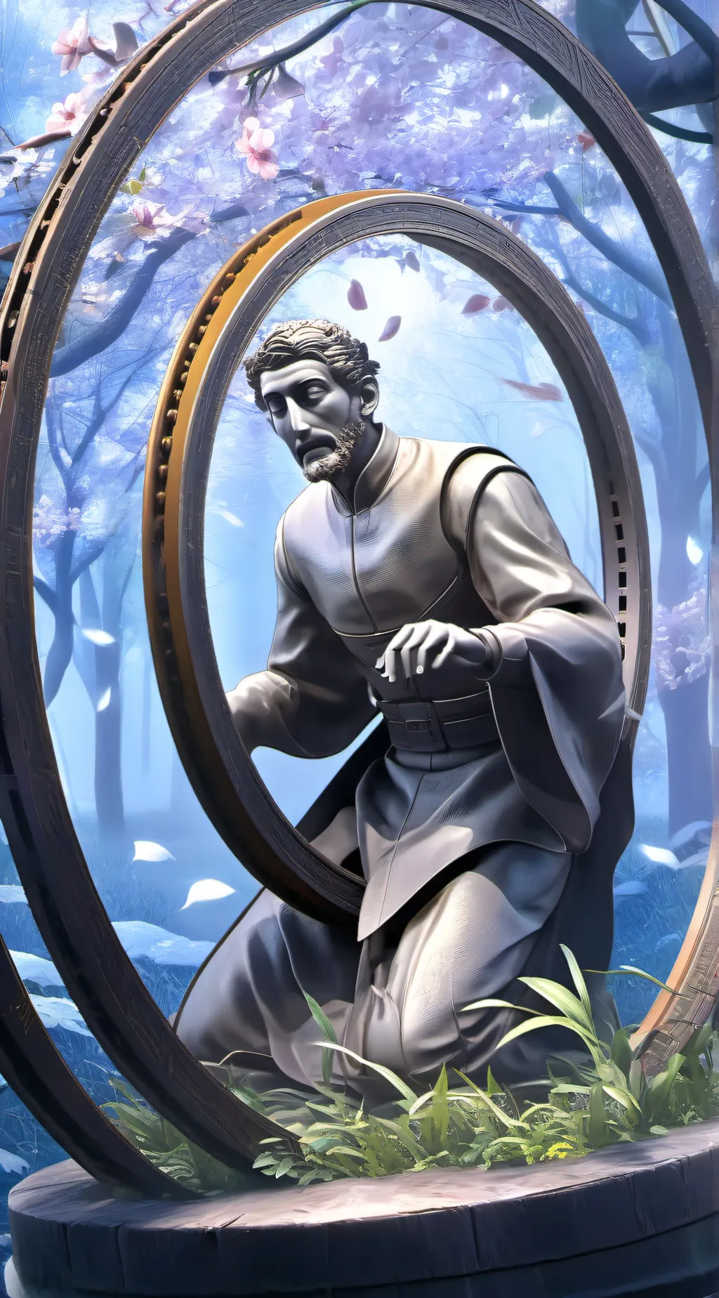 ai character: ￼ the god magic background