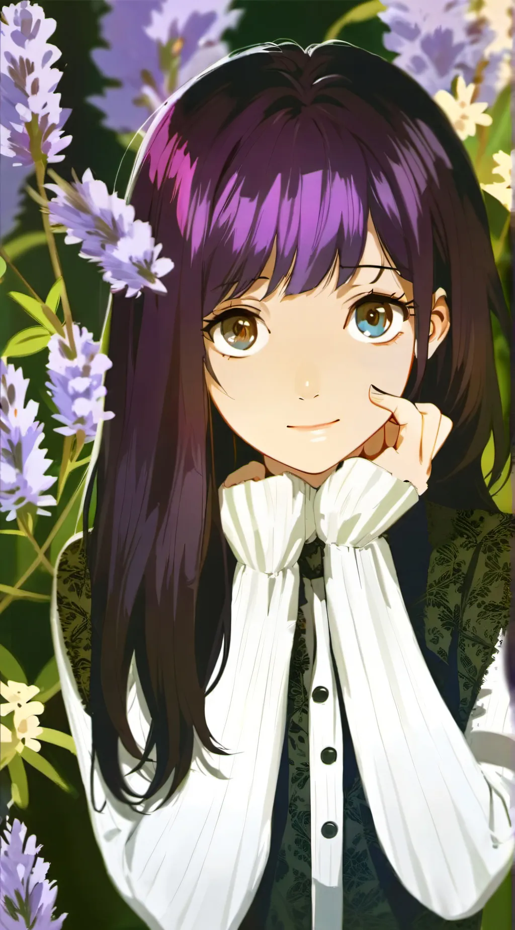 ai character: 💜Megan💜 background