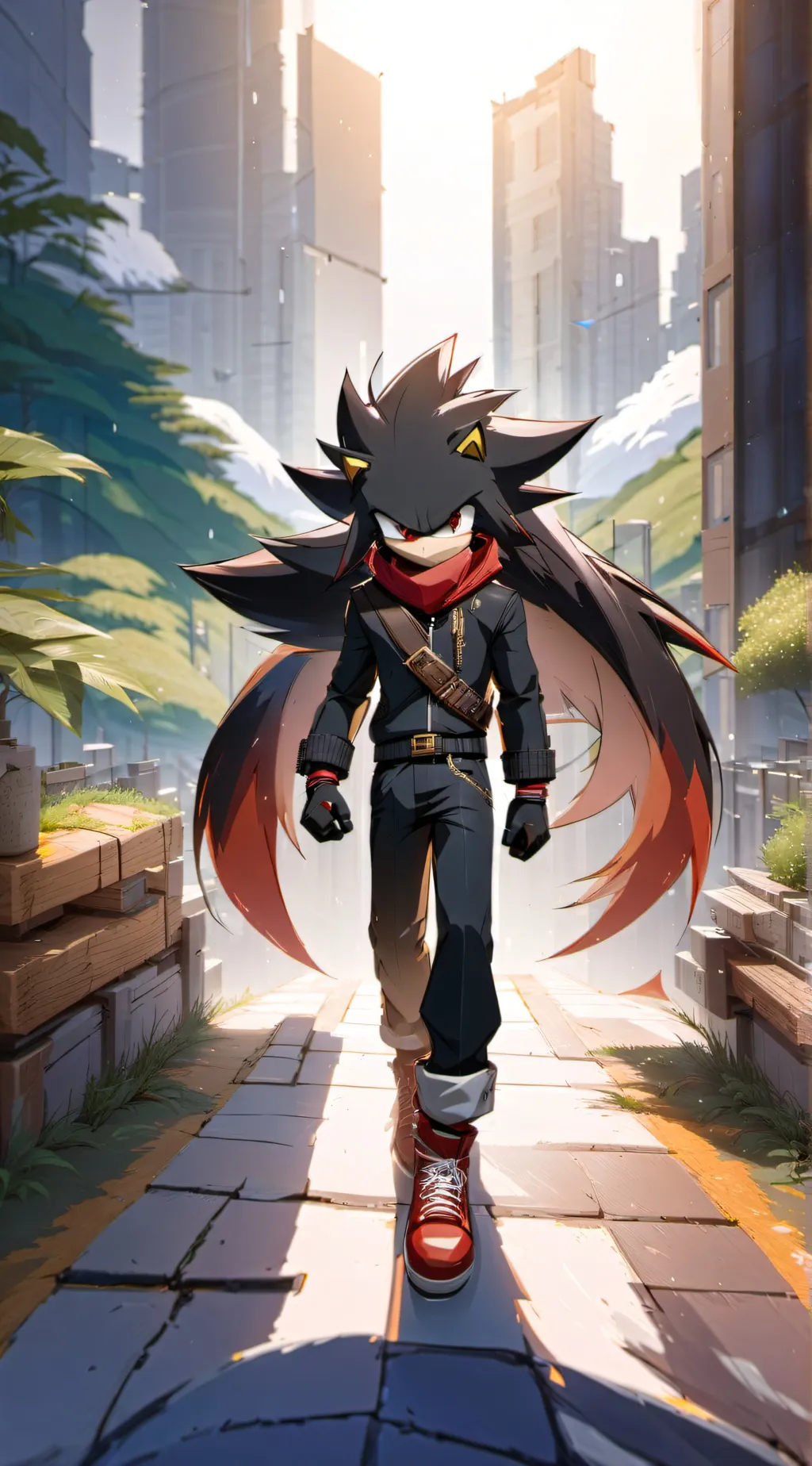 ai character: Shadow background