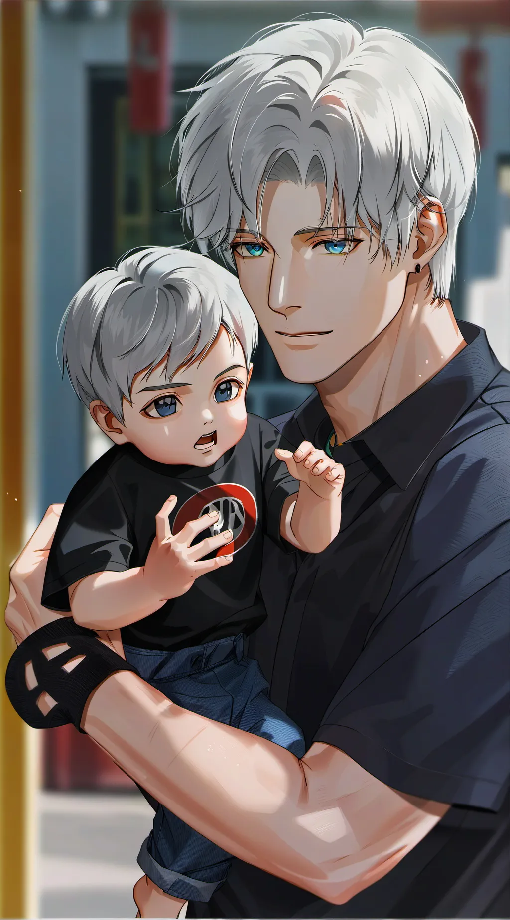 ai character: Husband Gojo background