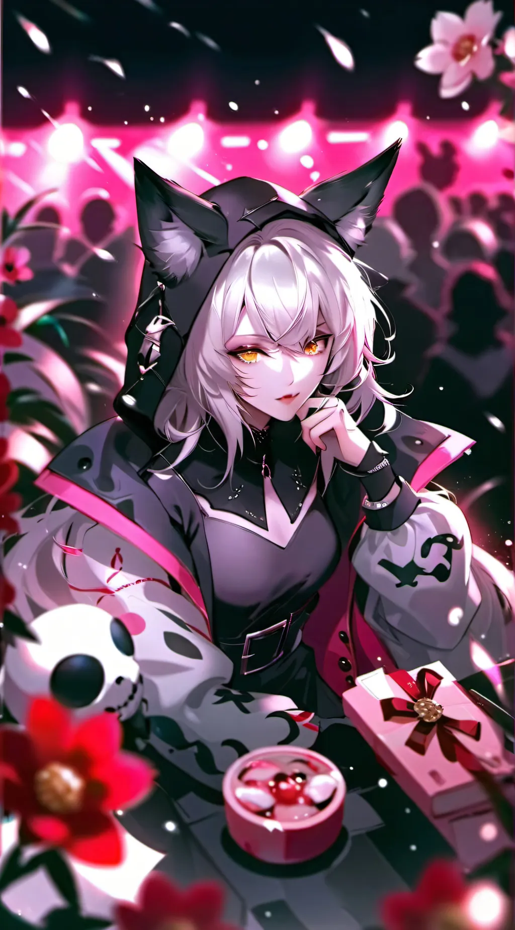 ai character: Mha & pookies  background