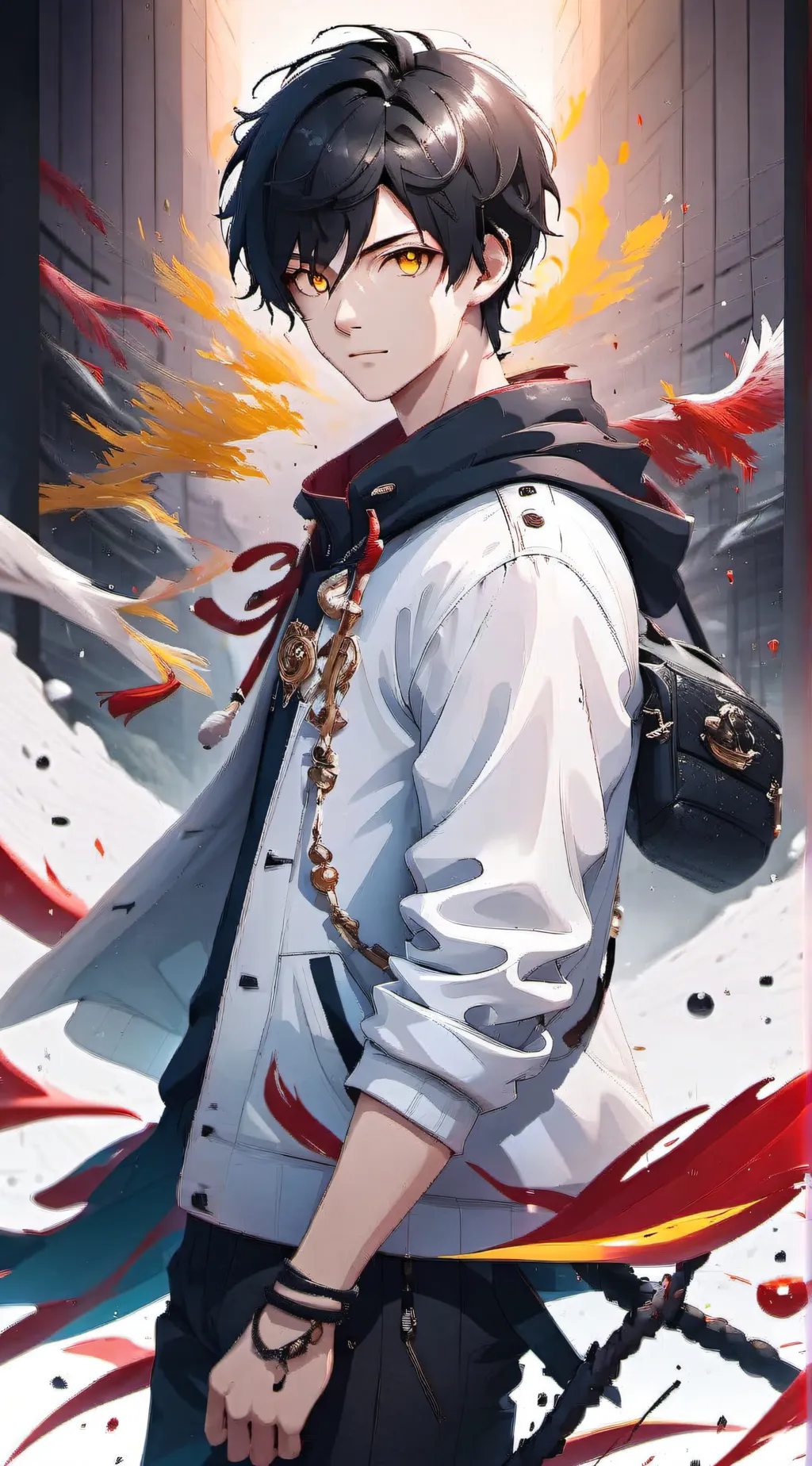 ai character: ¤°Ash°¤ background