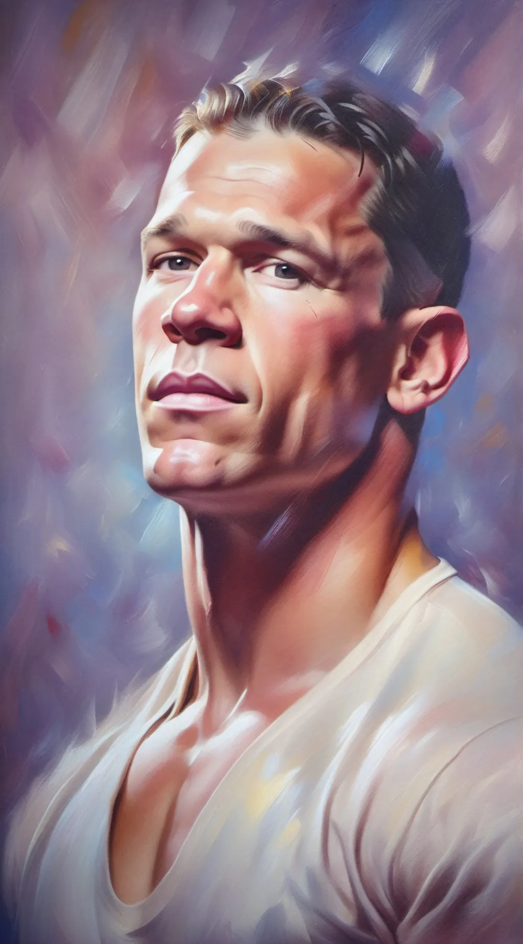 ai character: John cena in 2002 background