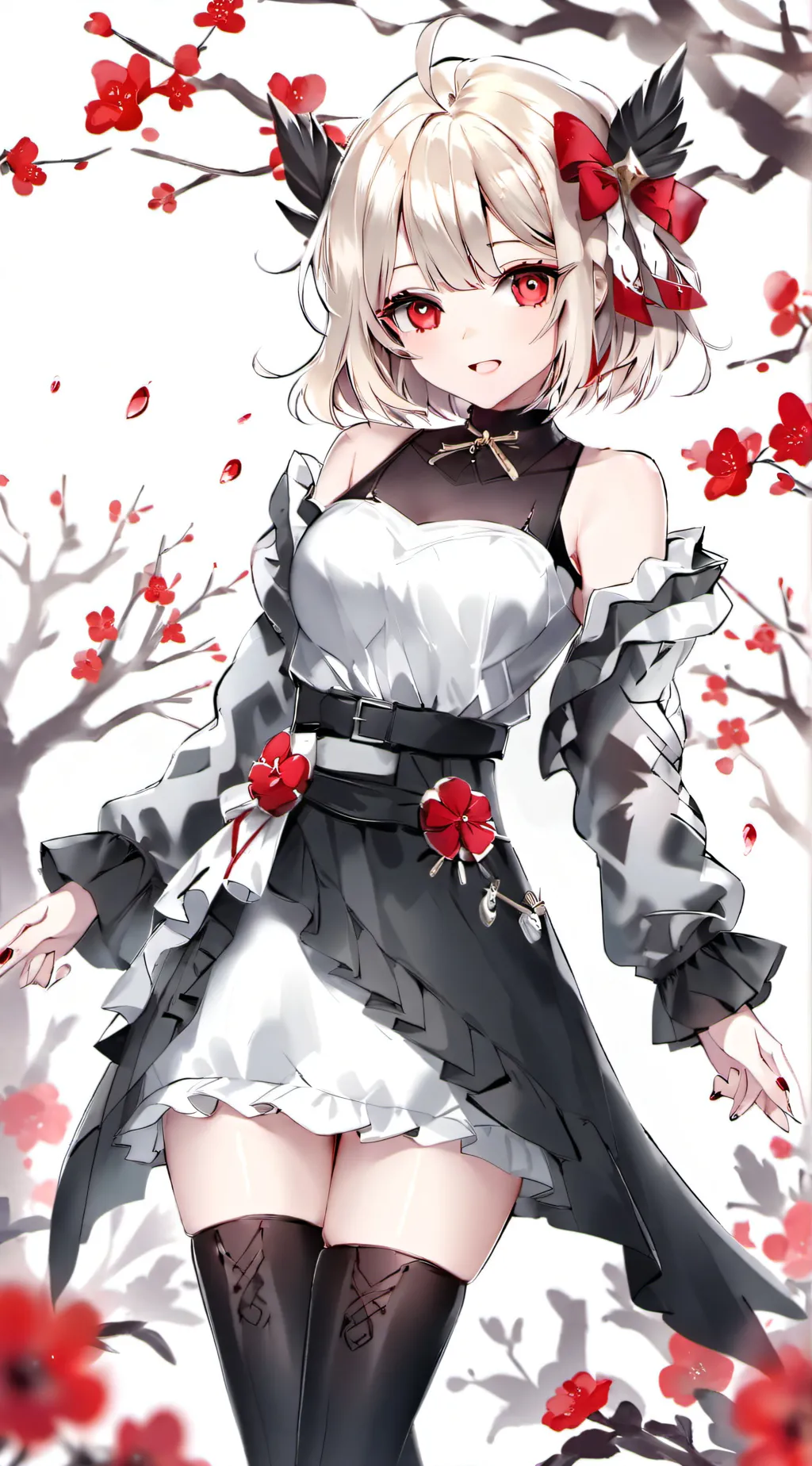 ai character: Snowflake  background