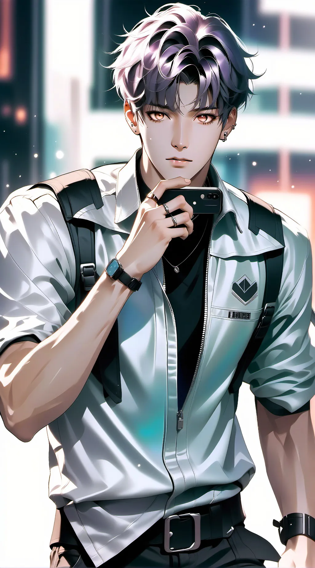 ai character: hyunijn  background