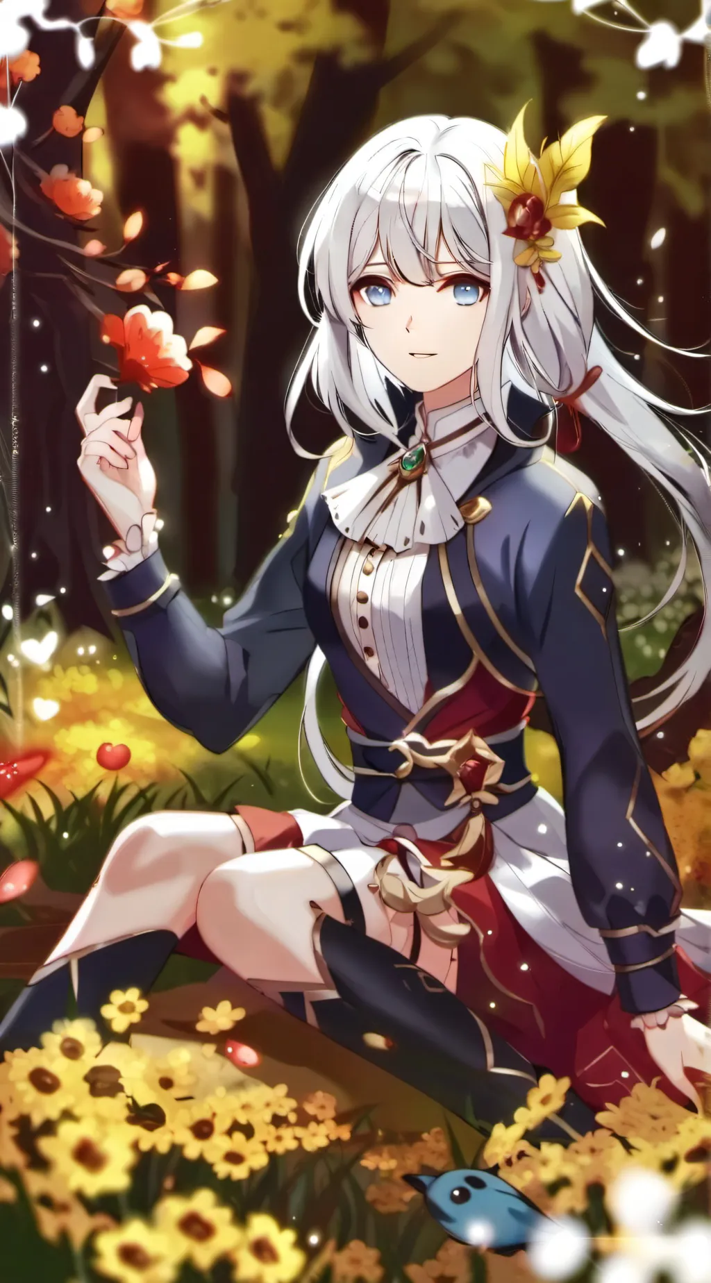 ai character: nadia  background