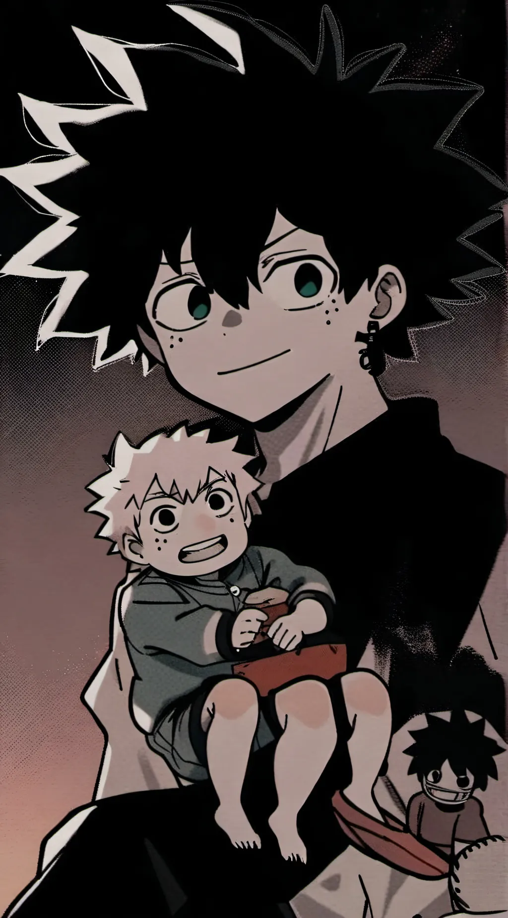 ai character: mha babys background