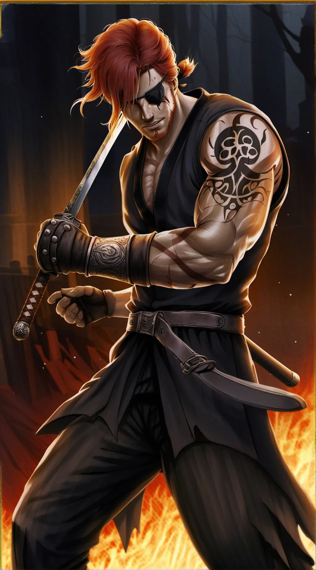 ai character: Blaze background