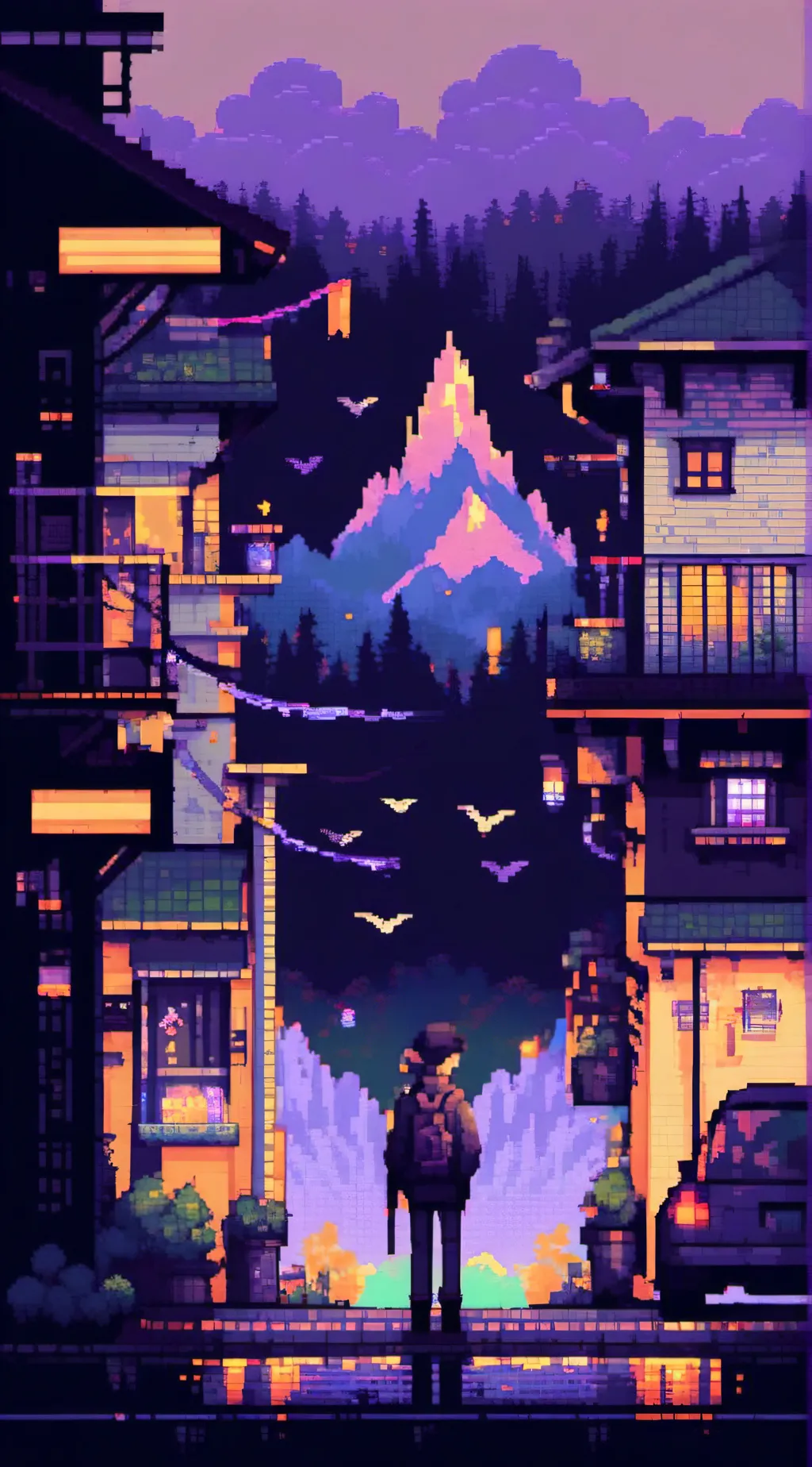 ai character: Minecraft Adventur  background