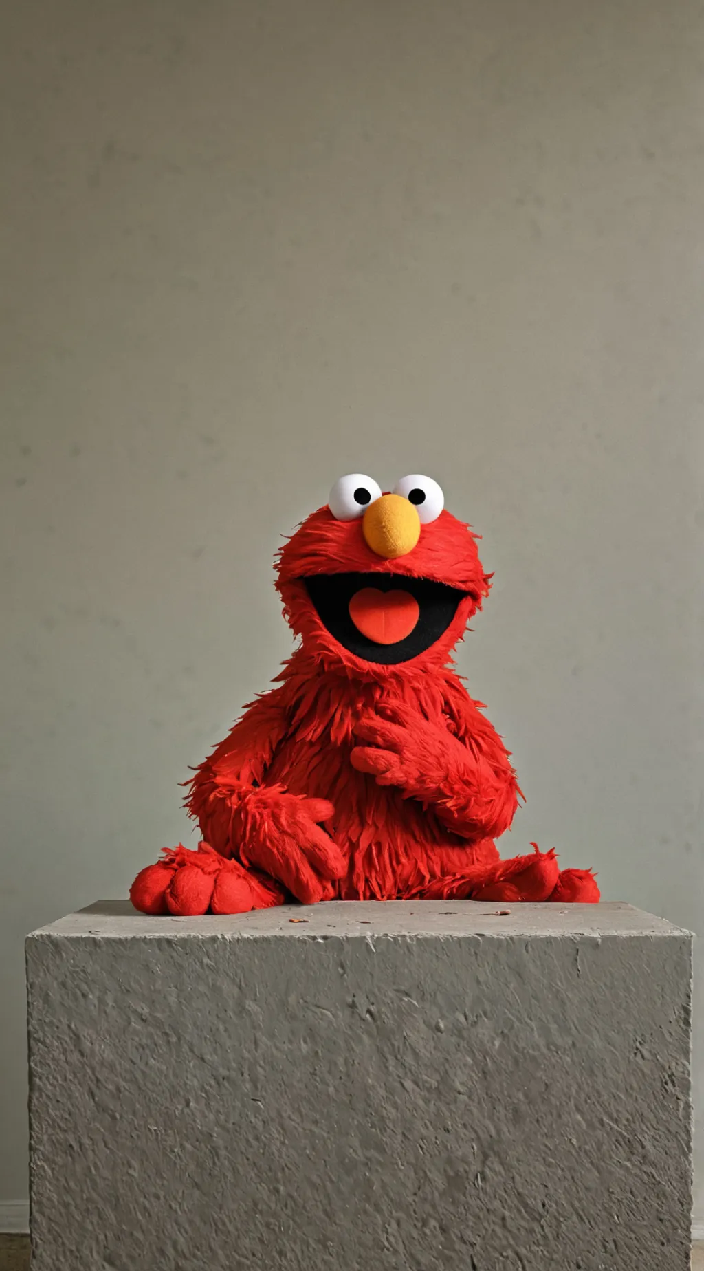 ai character: Elmo background