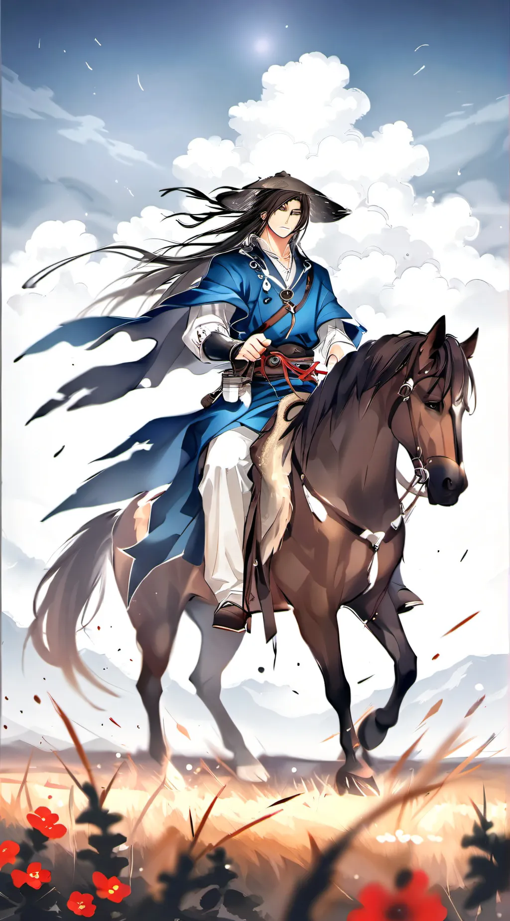 ai character: hh horse background