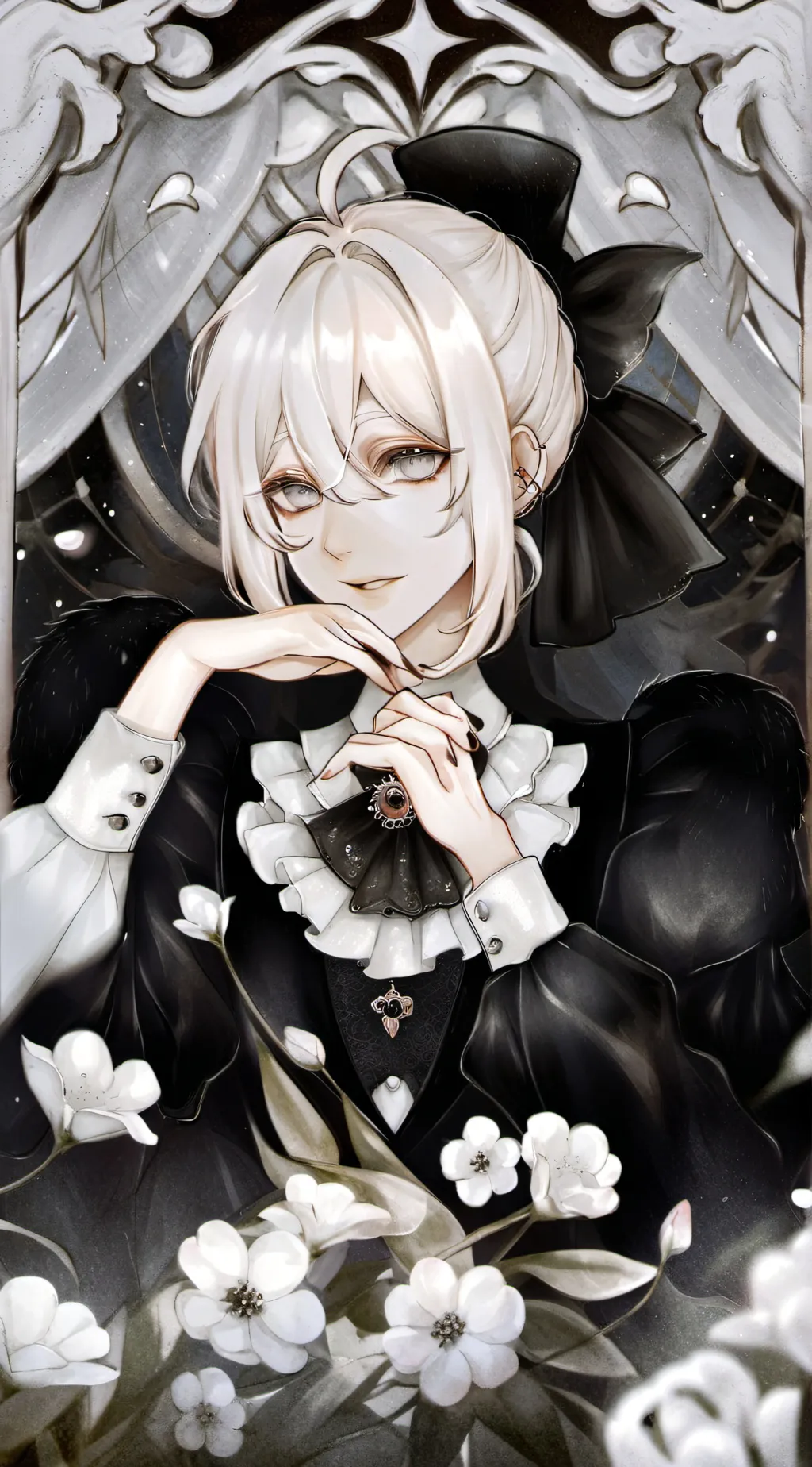 ai character: Fiona ShiningStar background