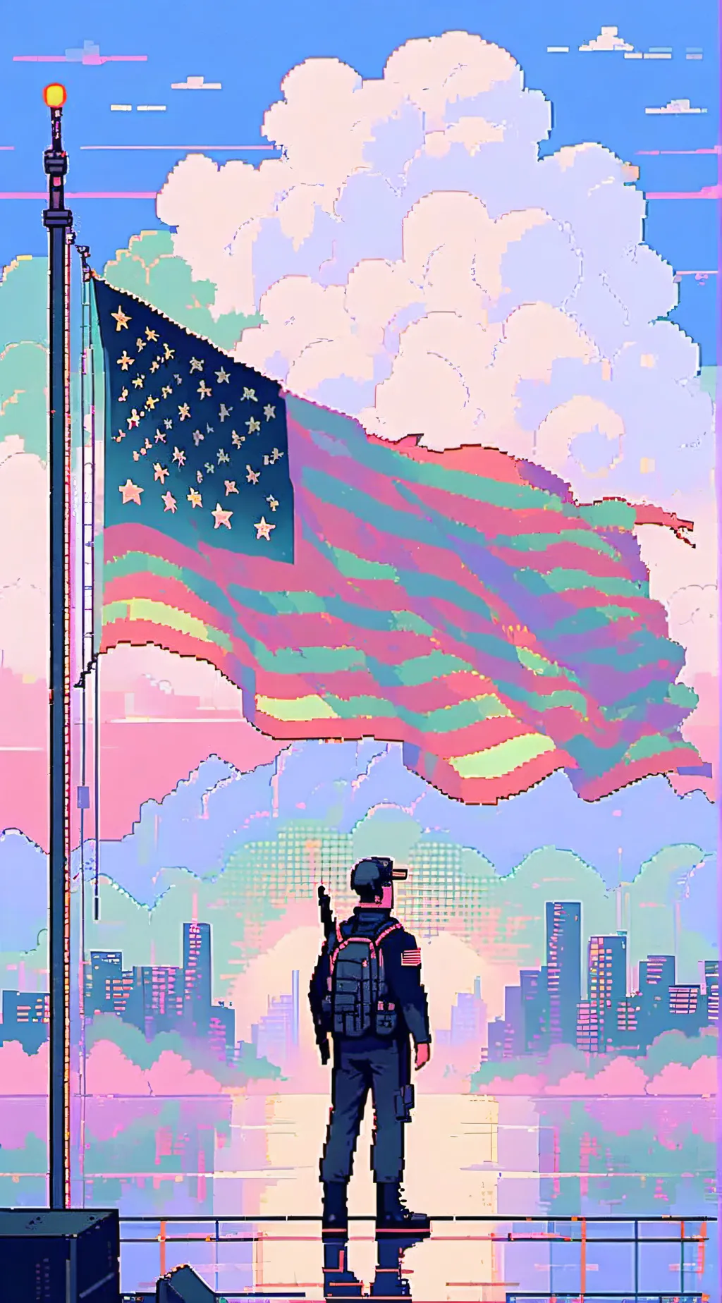 ai character: united states  background