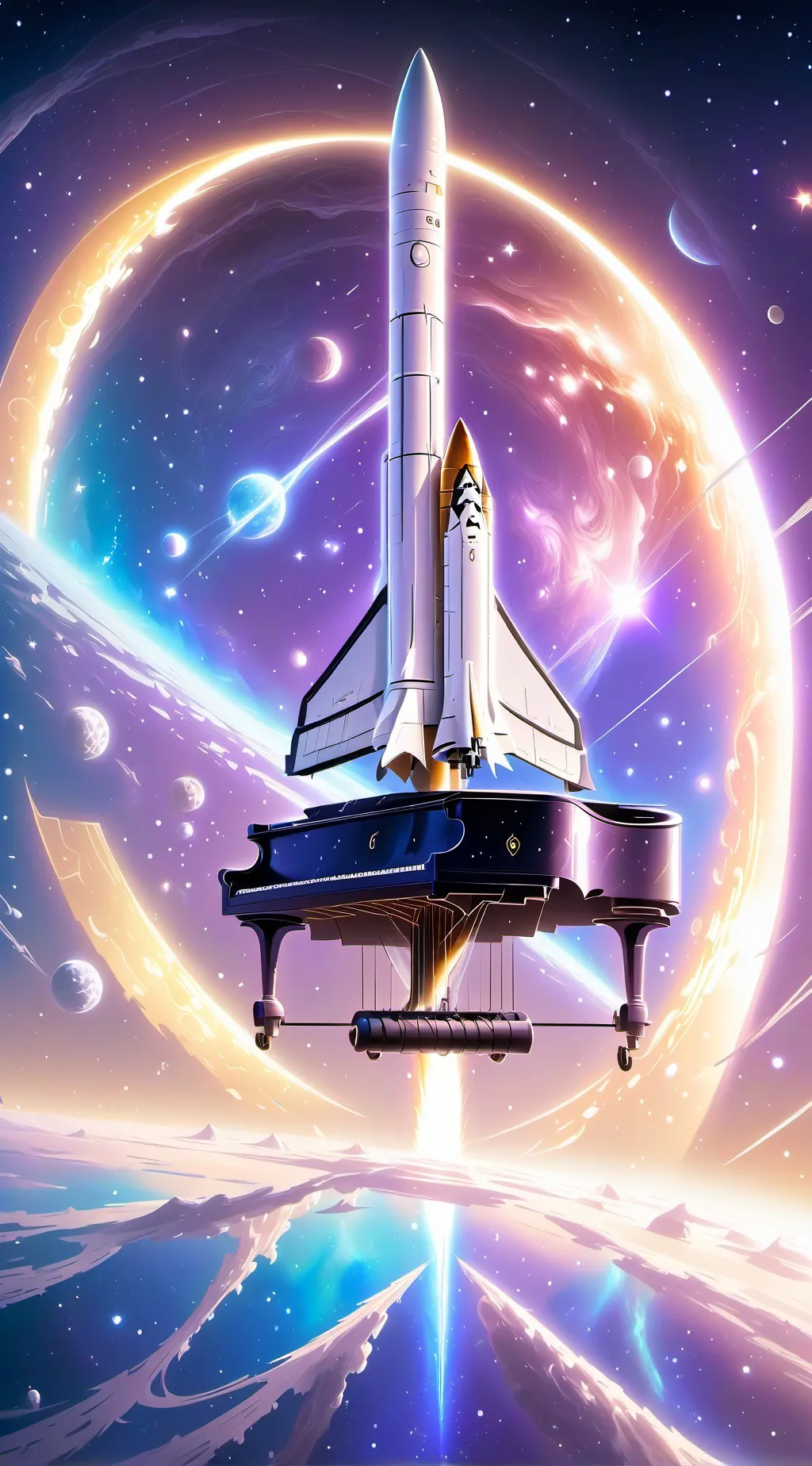 ai character: Pick real music background