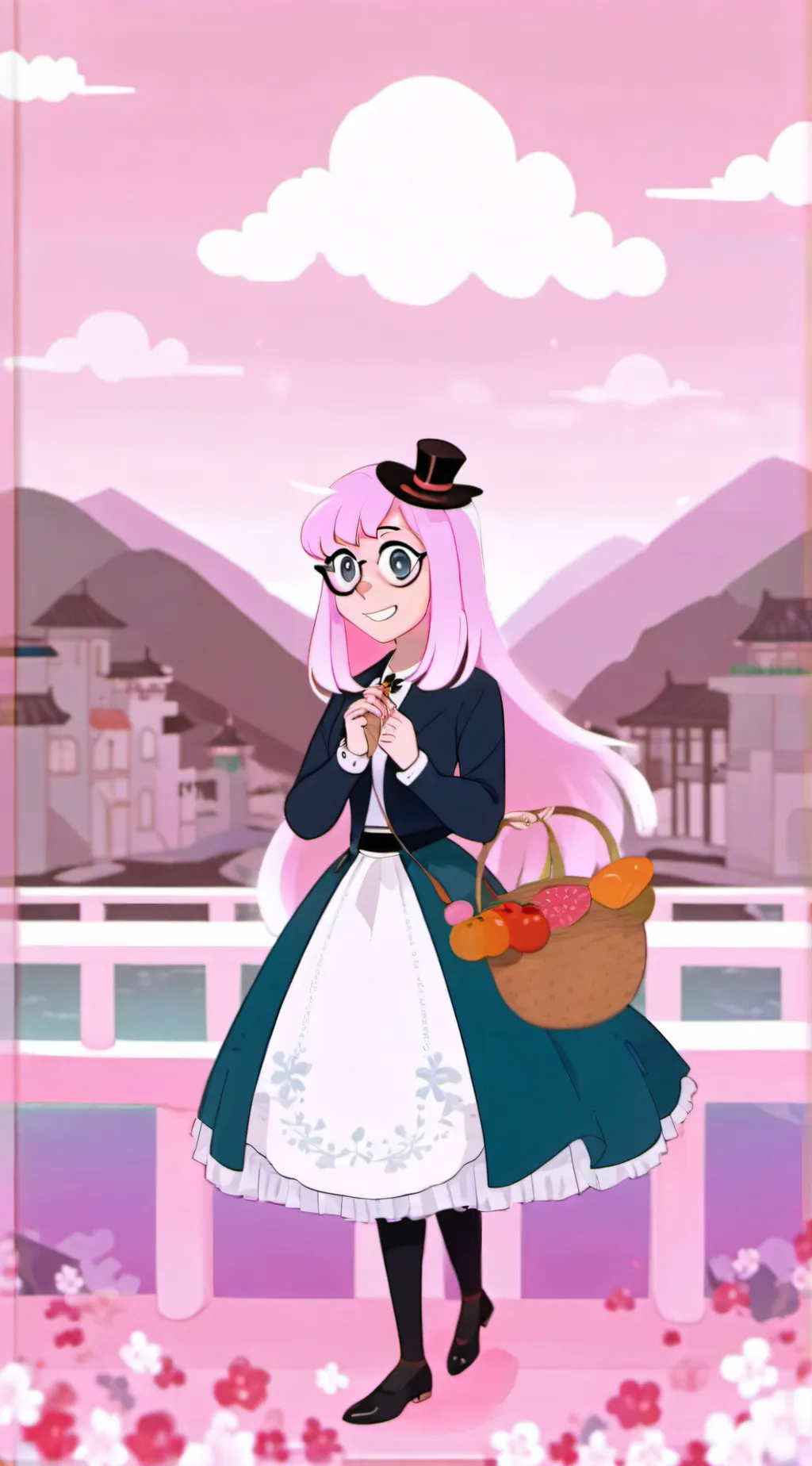 ai character: Hi background