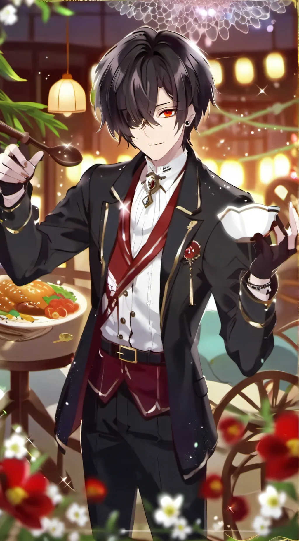 ai character: 3racha background