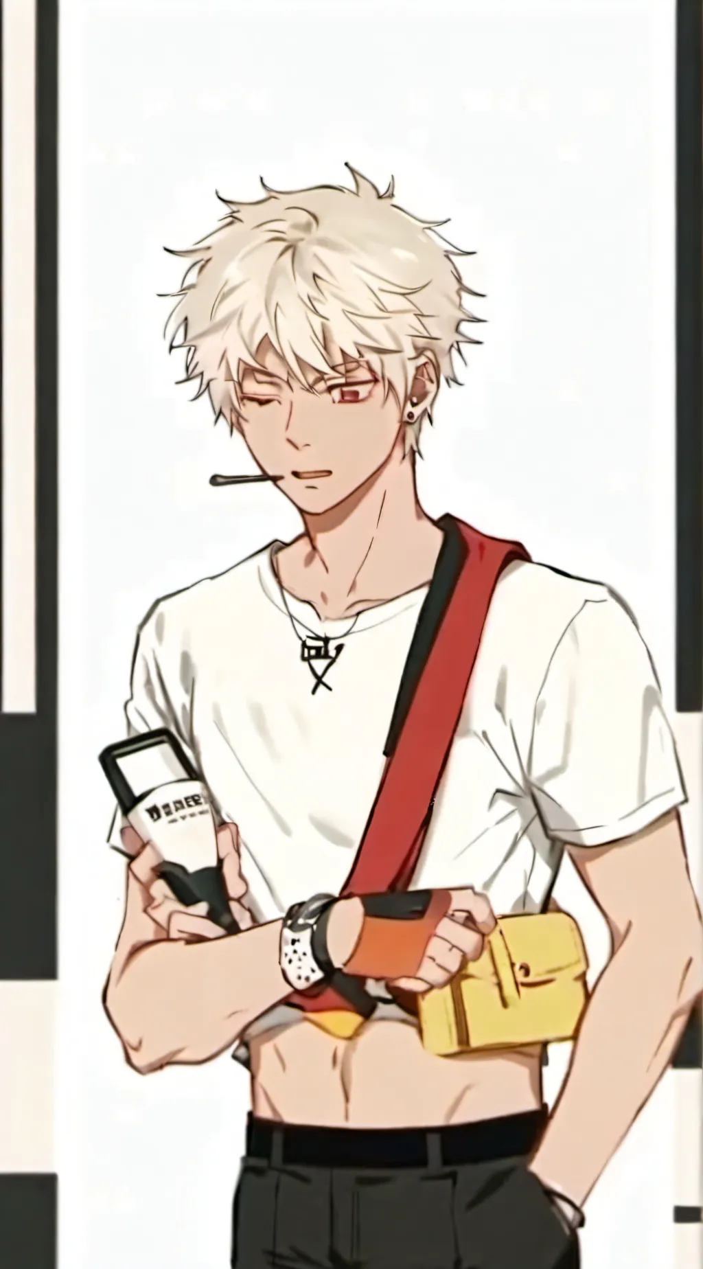 ai character: bakugo  background